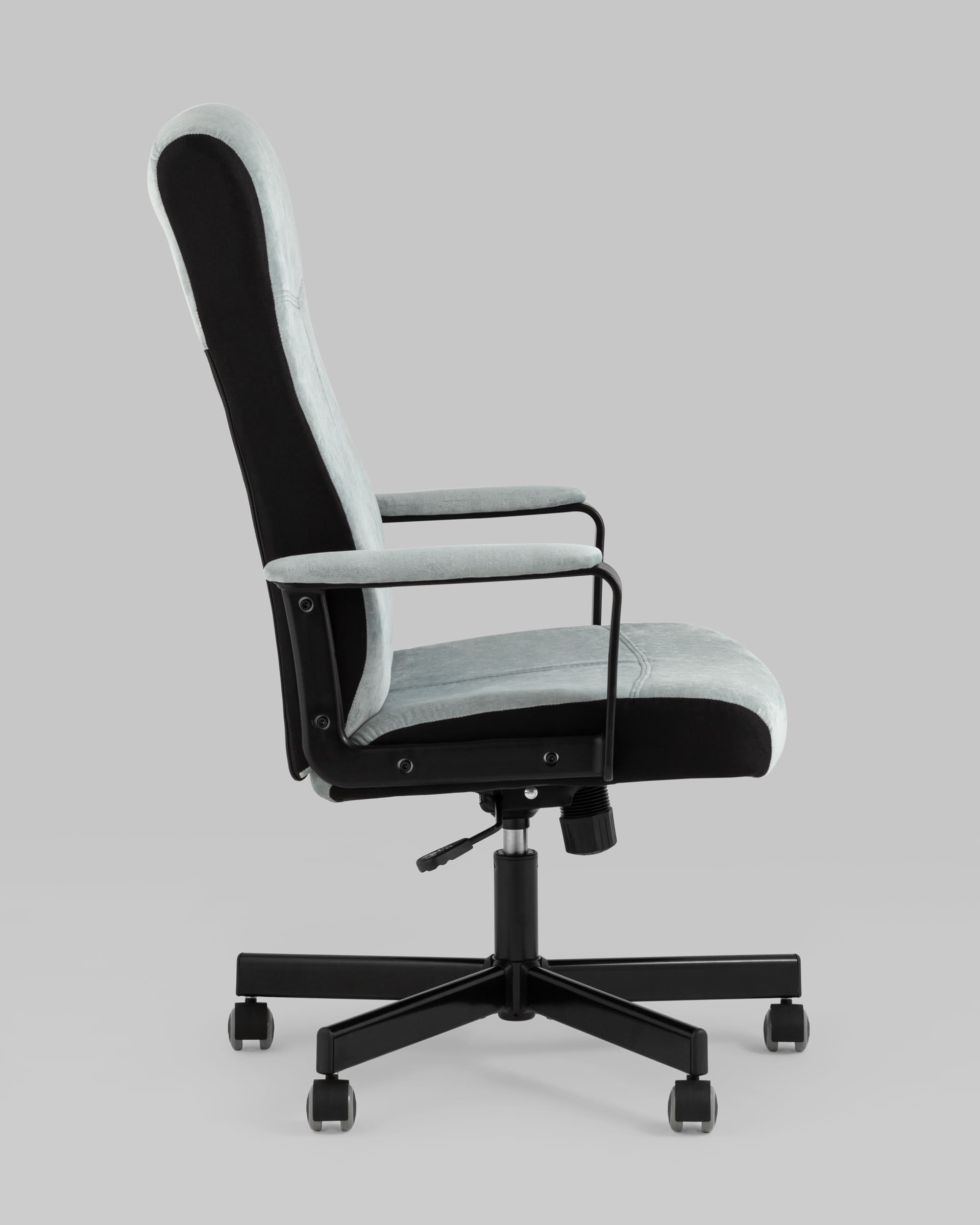 Кресло руководителя TopChairs ST-DOMINGO серо-голубой — изображение 6