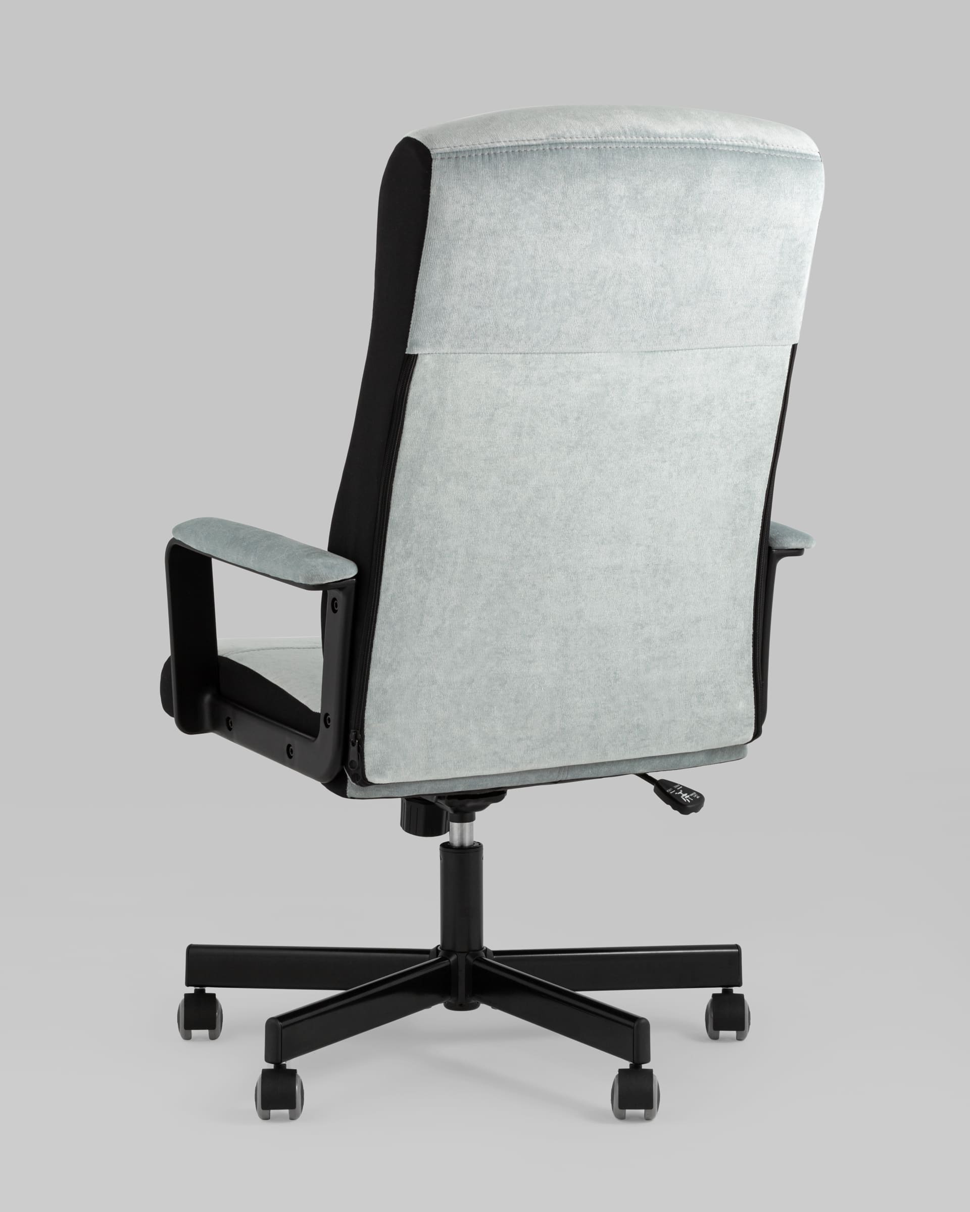 Кресло руководителя TopChairs ST-DOMINGO серо-голубой — изображение 8