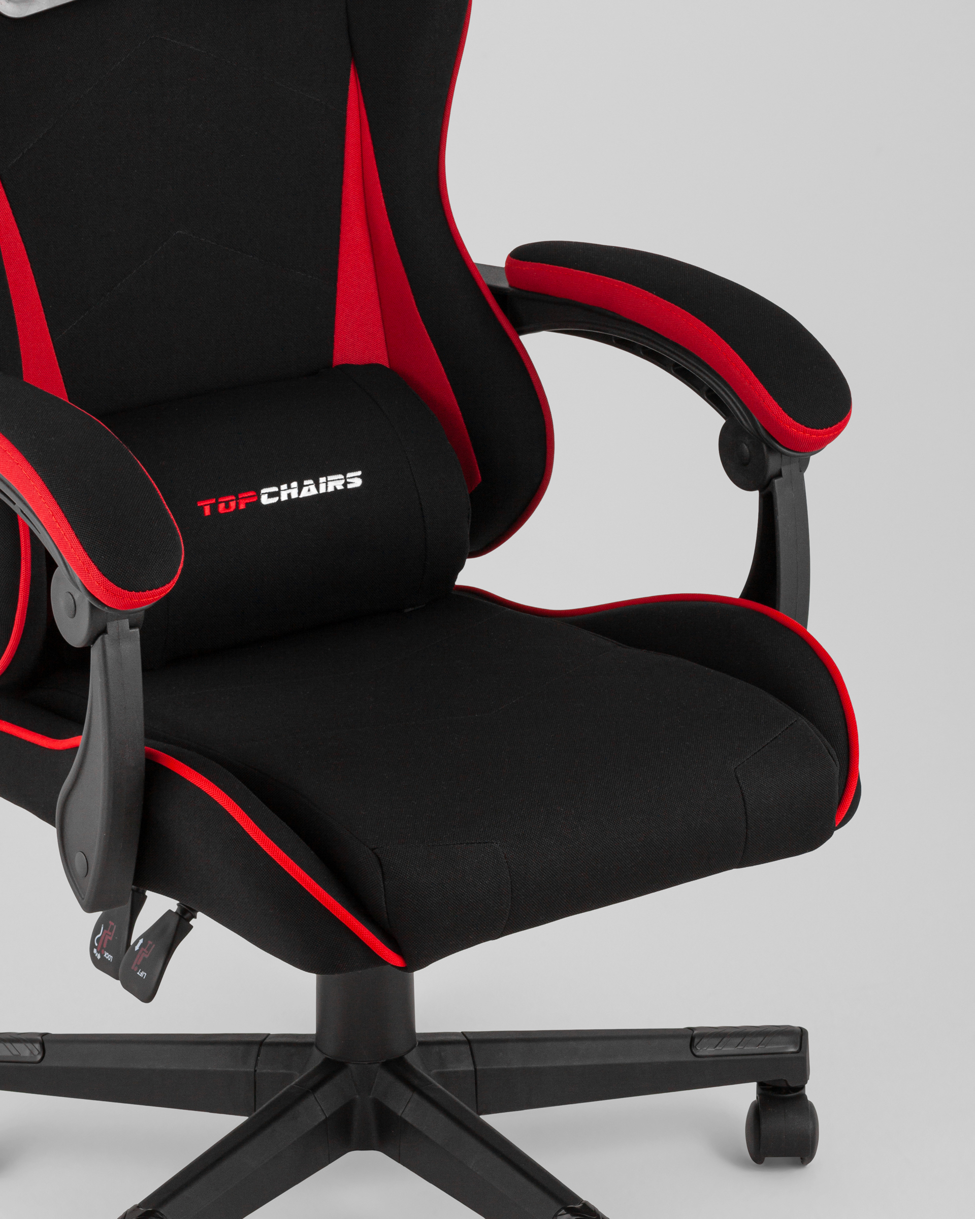 Кресло спортивное TopChairs Phantom черно-красный — изображение 10