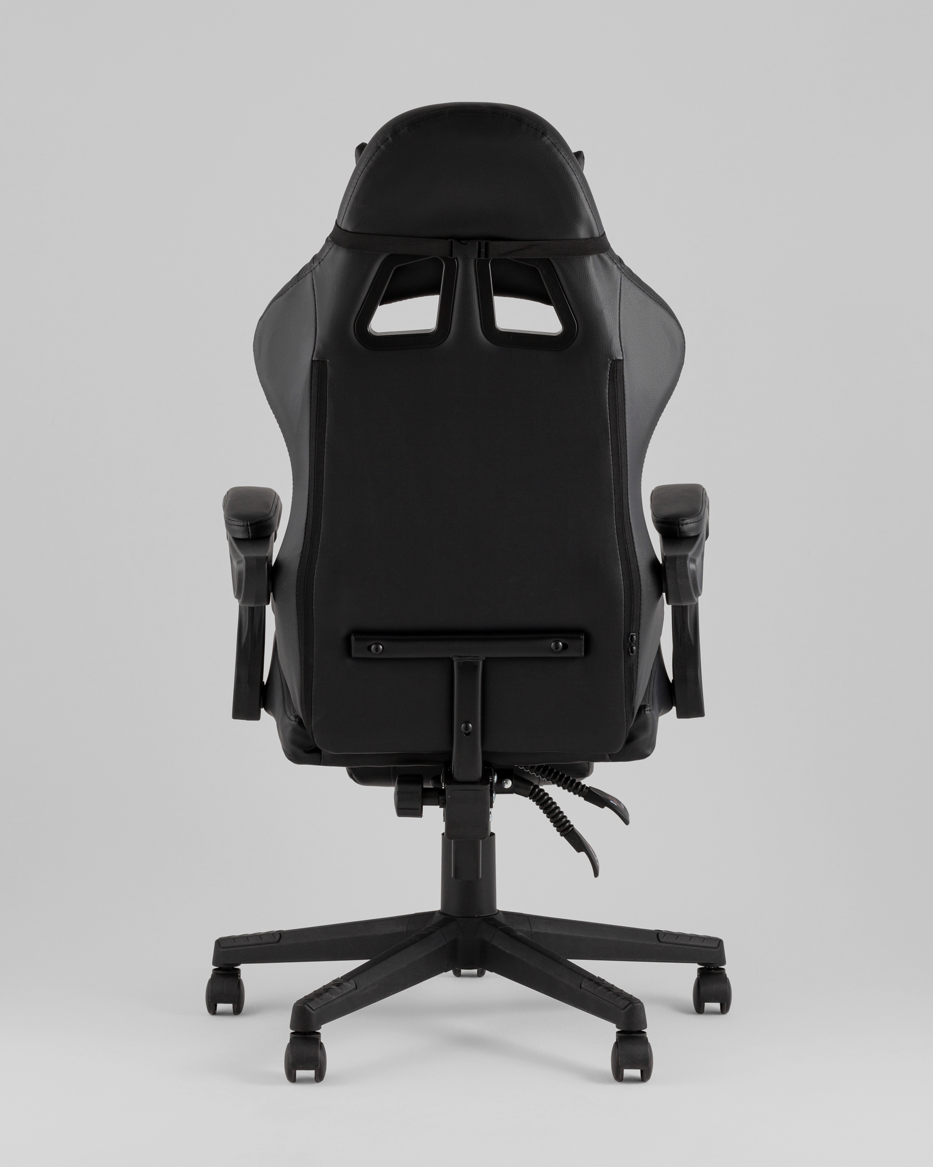 Кресло спортивное TopChairs Prophet с оттоманкой черный — изображение 8