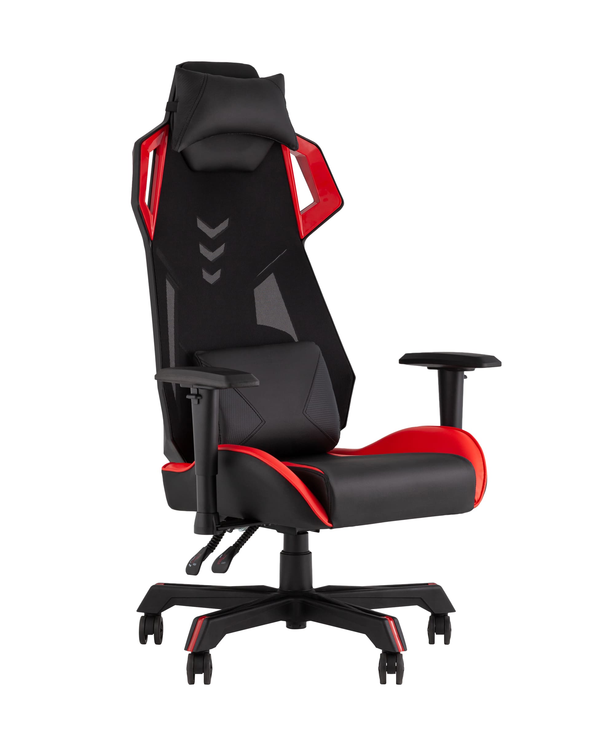 Кресло спортивное TopChairs Рэтчэт красный