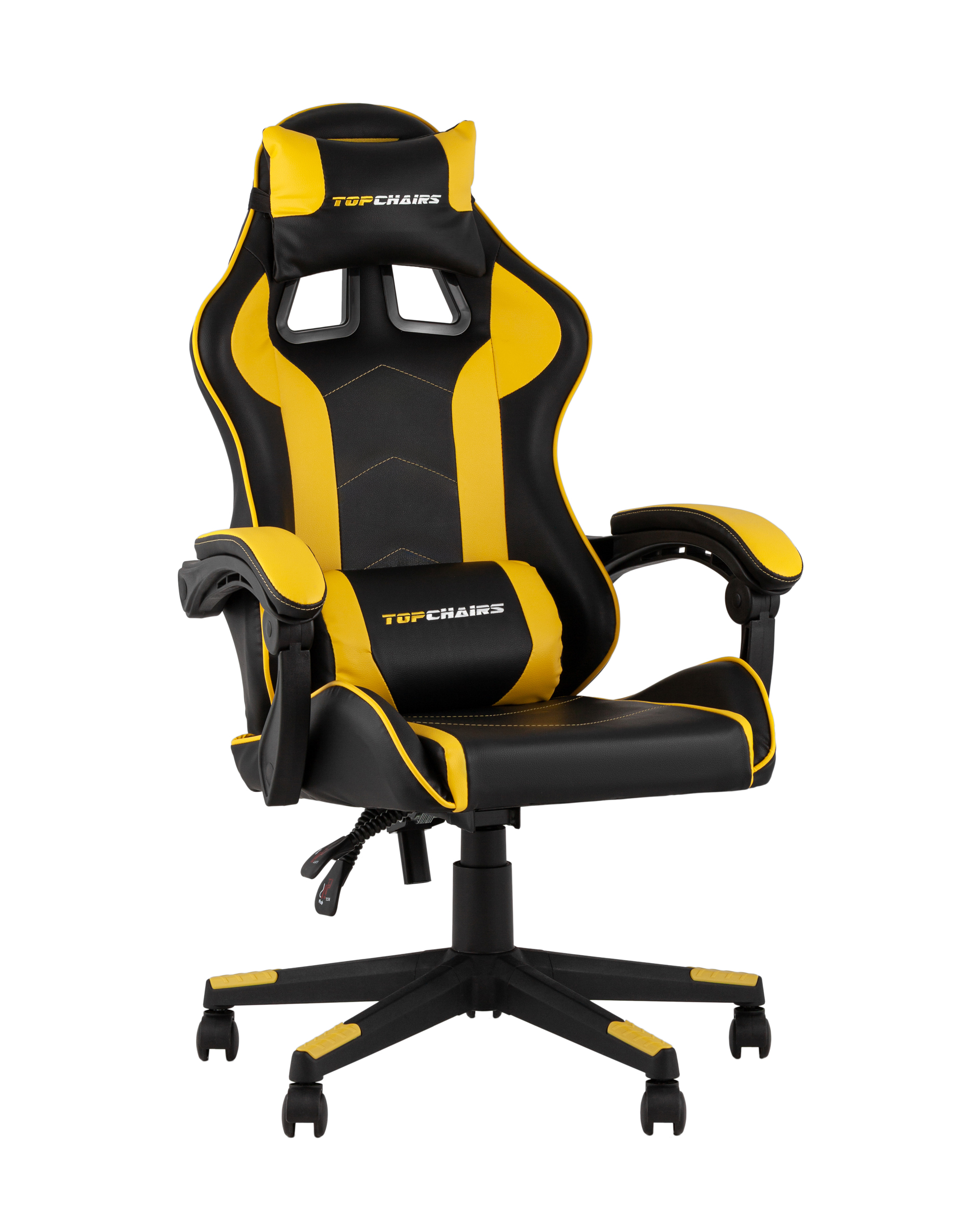 Кресло спортивное TopChairs Shadow черно-желтый
