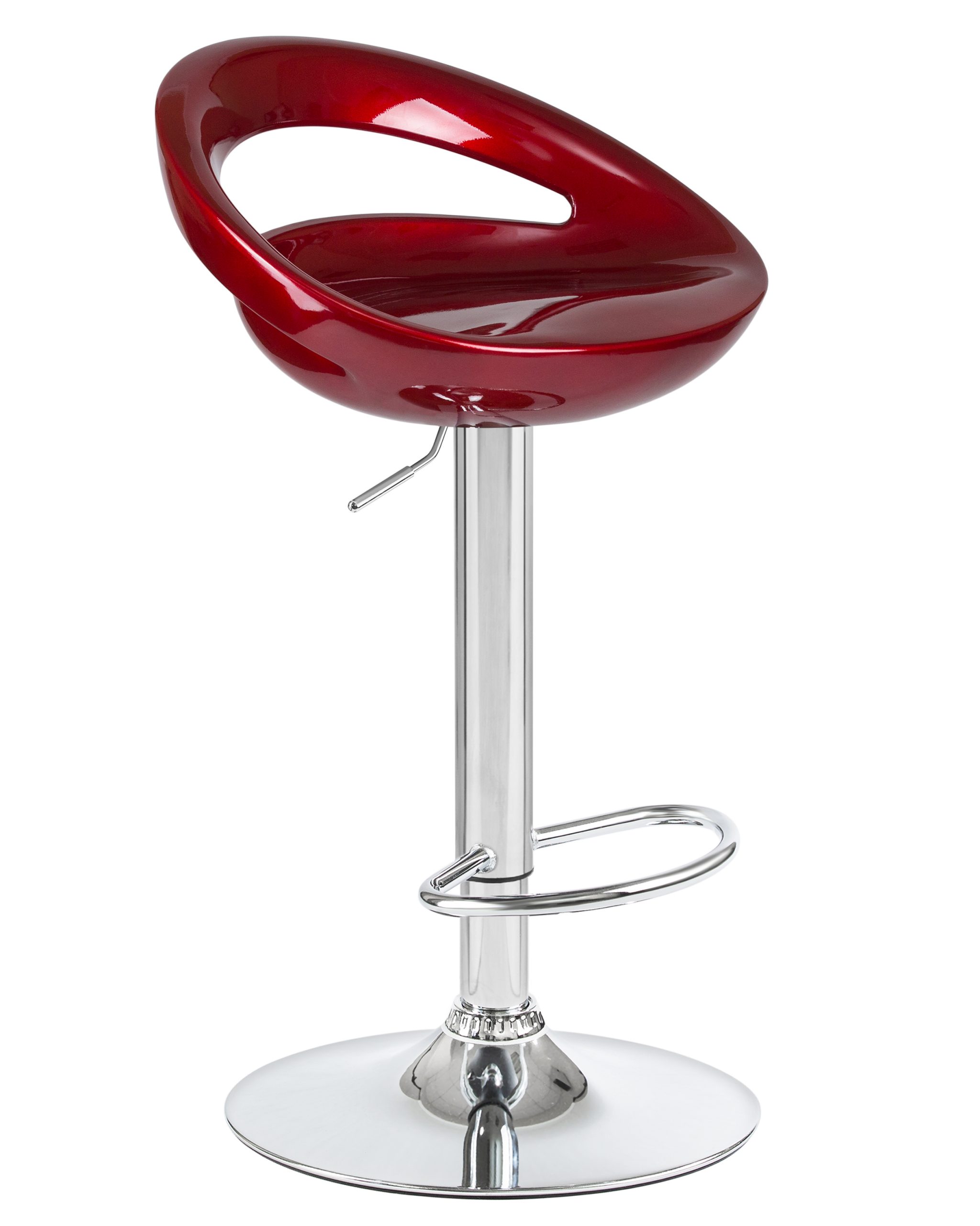 Стул барный DOBRIN DISCO (бордовый металлик) — изображение 7