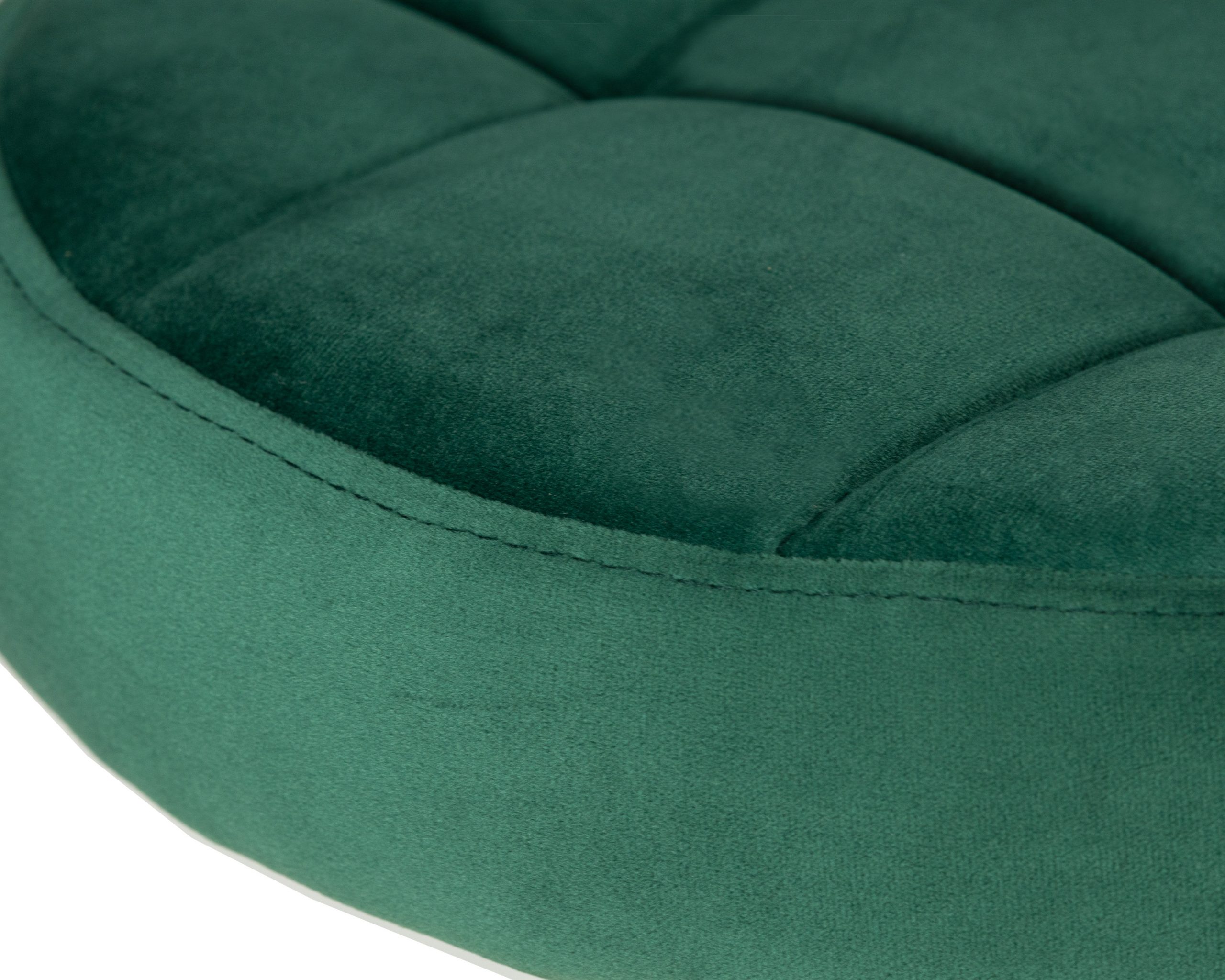 Табурет барный DOBRIN BRUNO GOLD (зеленый велюр (MJ9-88)) — изображение 7