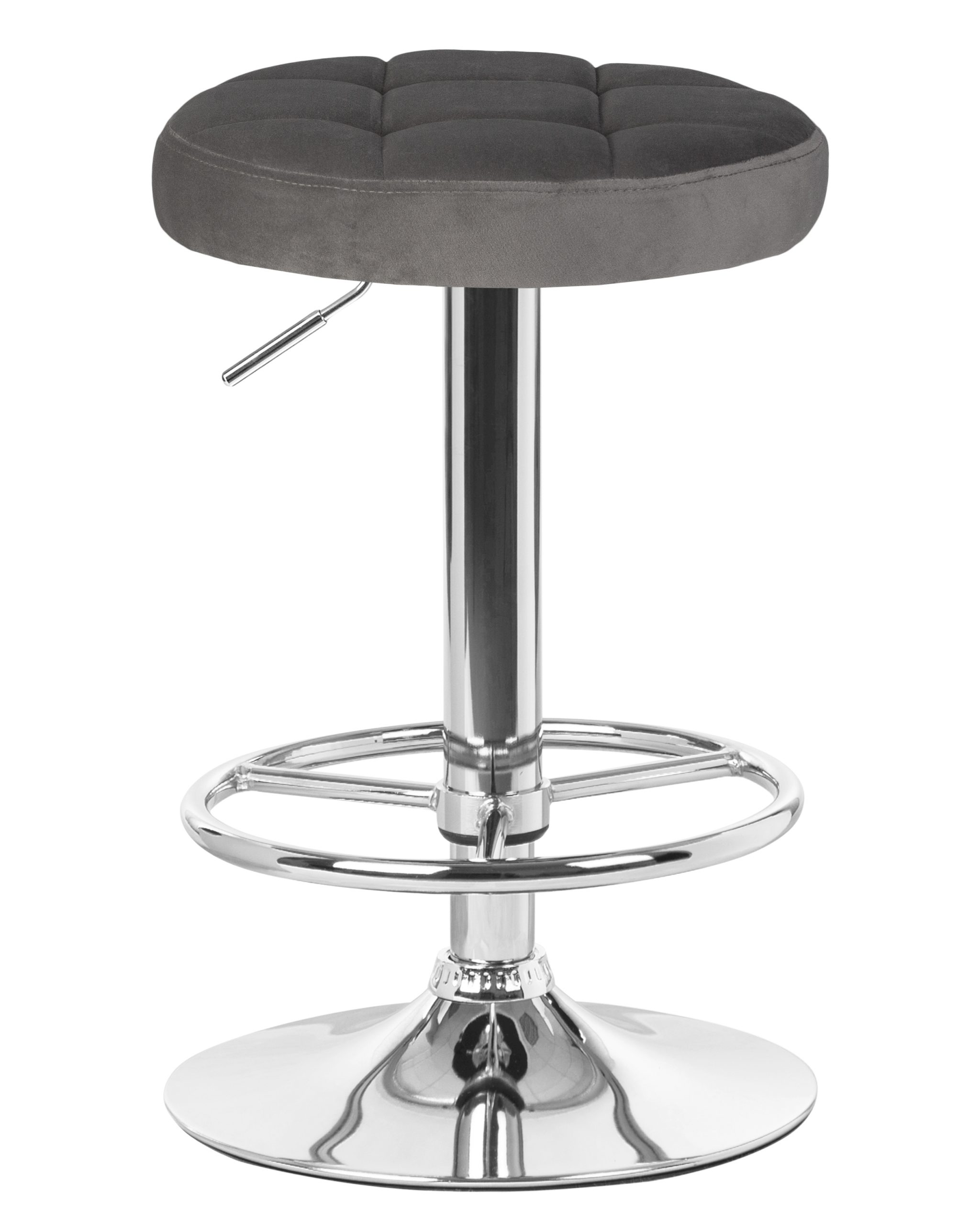 Табурет барный DOBRIN BRUNO (серый велюр (MJ9-75)) — изображение 6