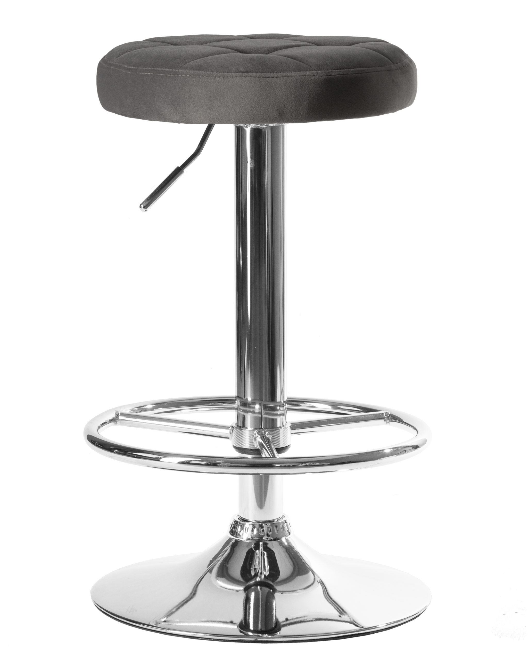 Табурет барный DOBRIN BRUNO (серый велюр (MJ9-75)) — изображение 7