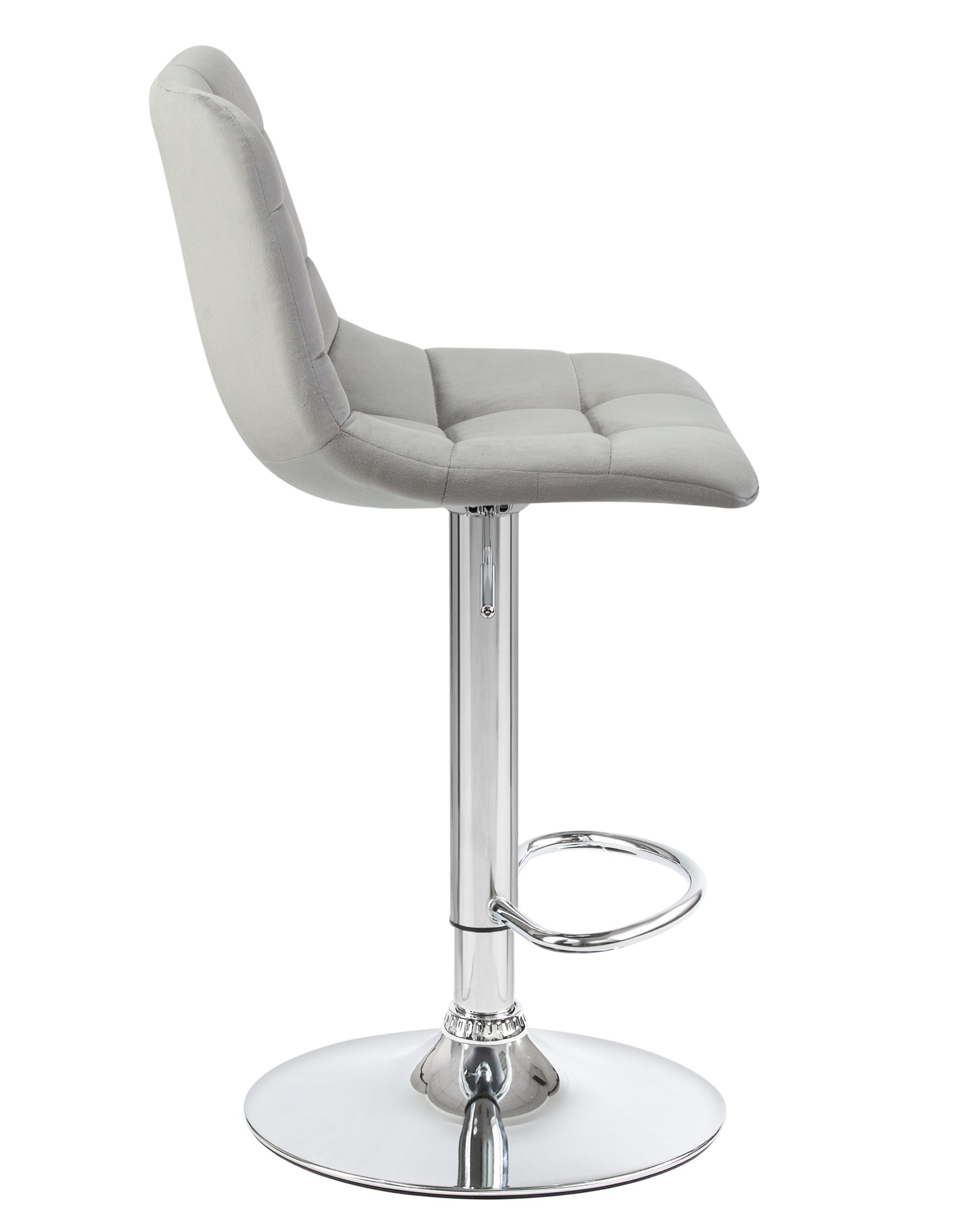 Стул барный DOBRIN TAILOR (серый велюр (MJ9-75)) — изображение 7