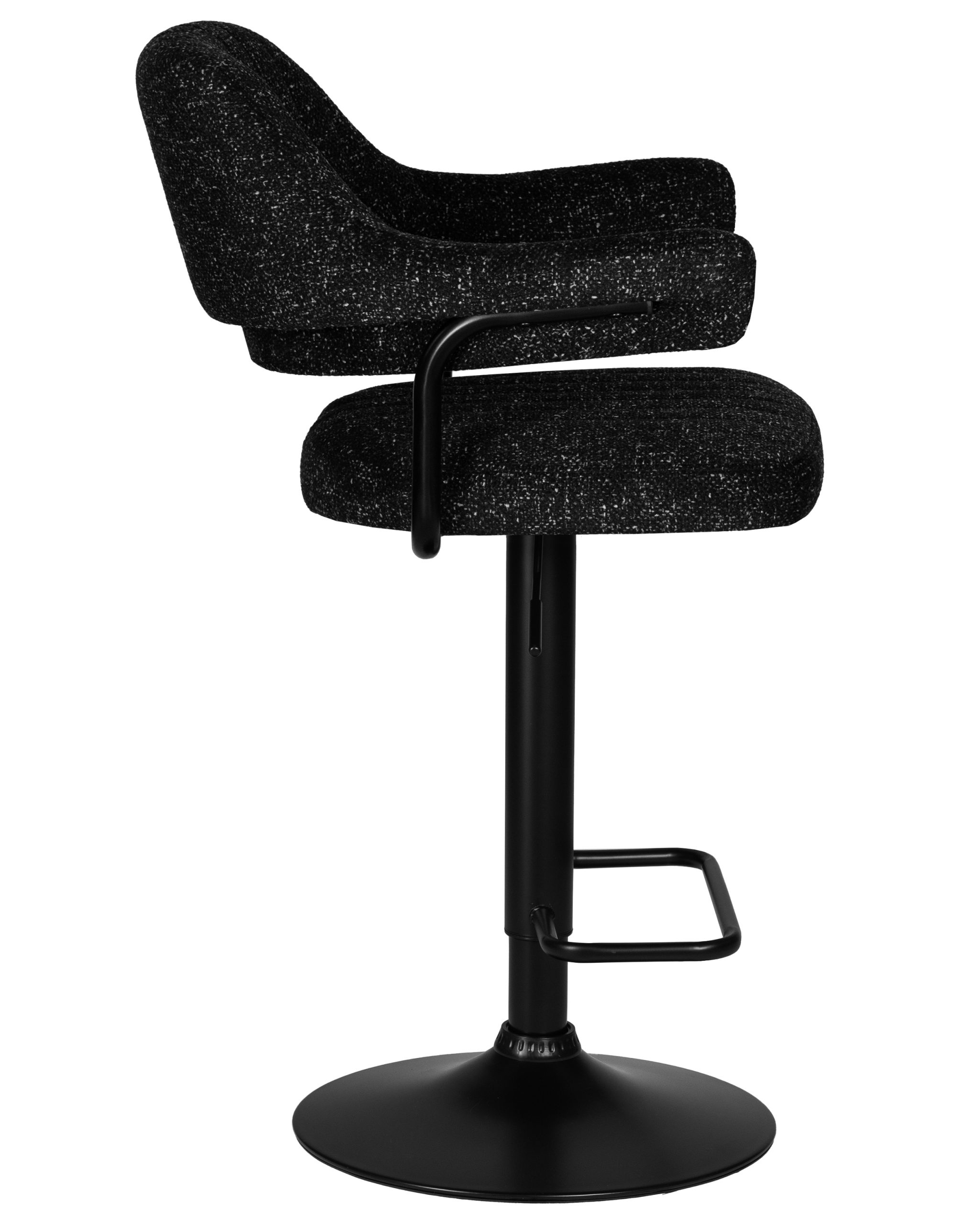Стул барный DOBRIN CHARLY BLACK (черный твид (LEO18)) — изображение 8