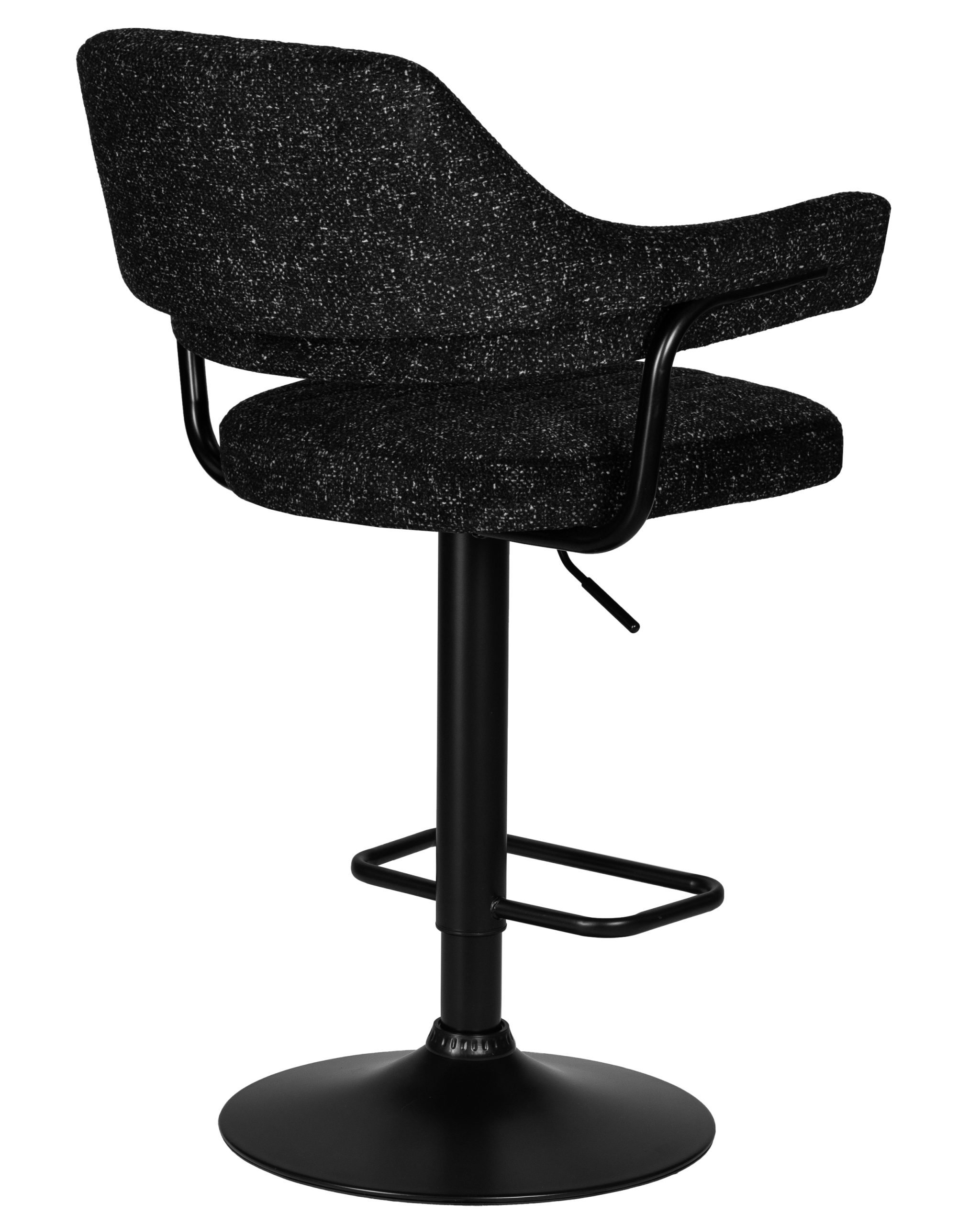Стул барный DOBRIN CHARLY BLACK (черный твид (LEO18)) — изображение 9