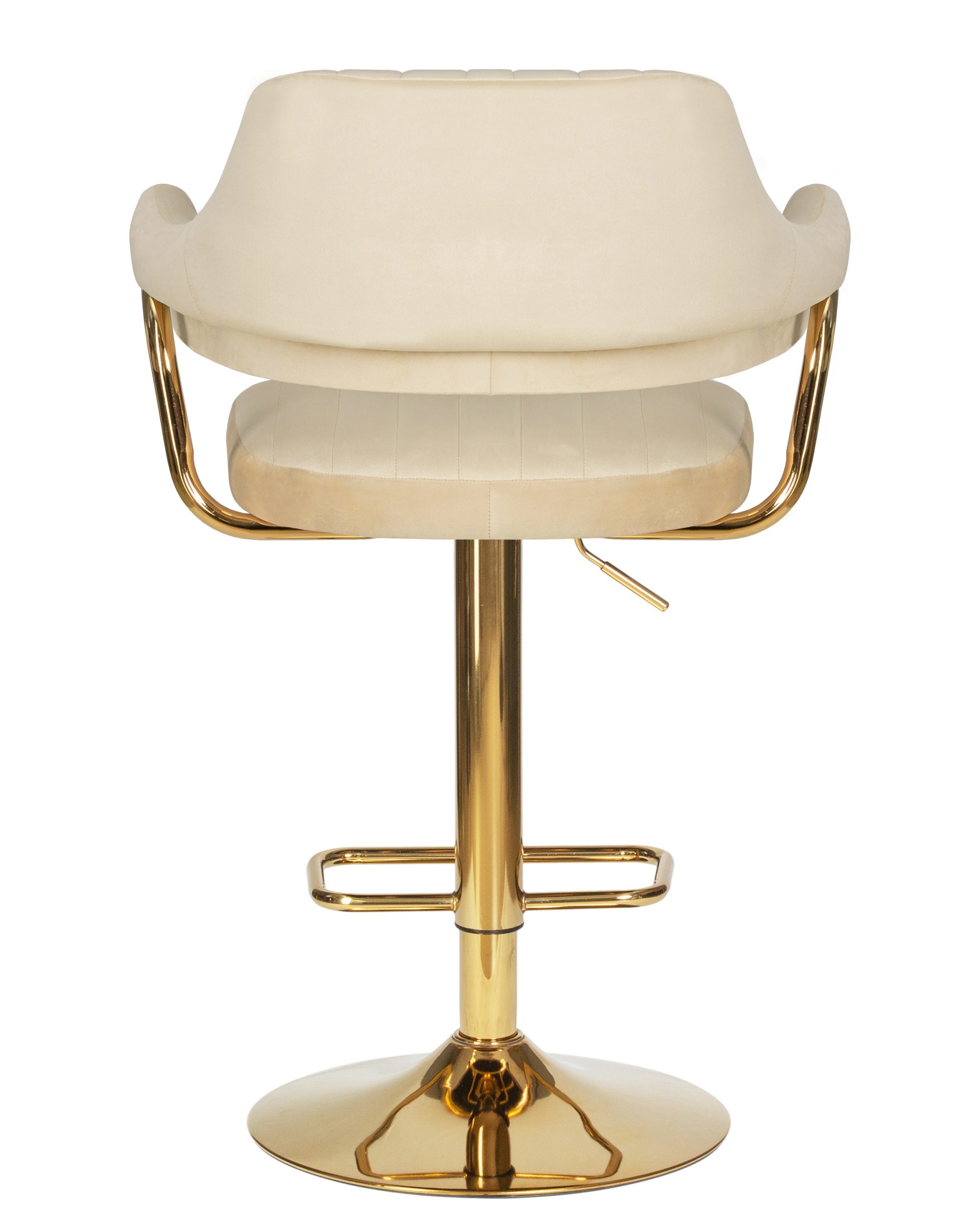 Стул барный DOBRIN CHARLY GOLD (бежевый велюр (MJ9-10)) — изображение 10