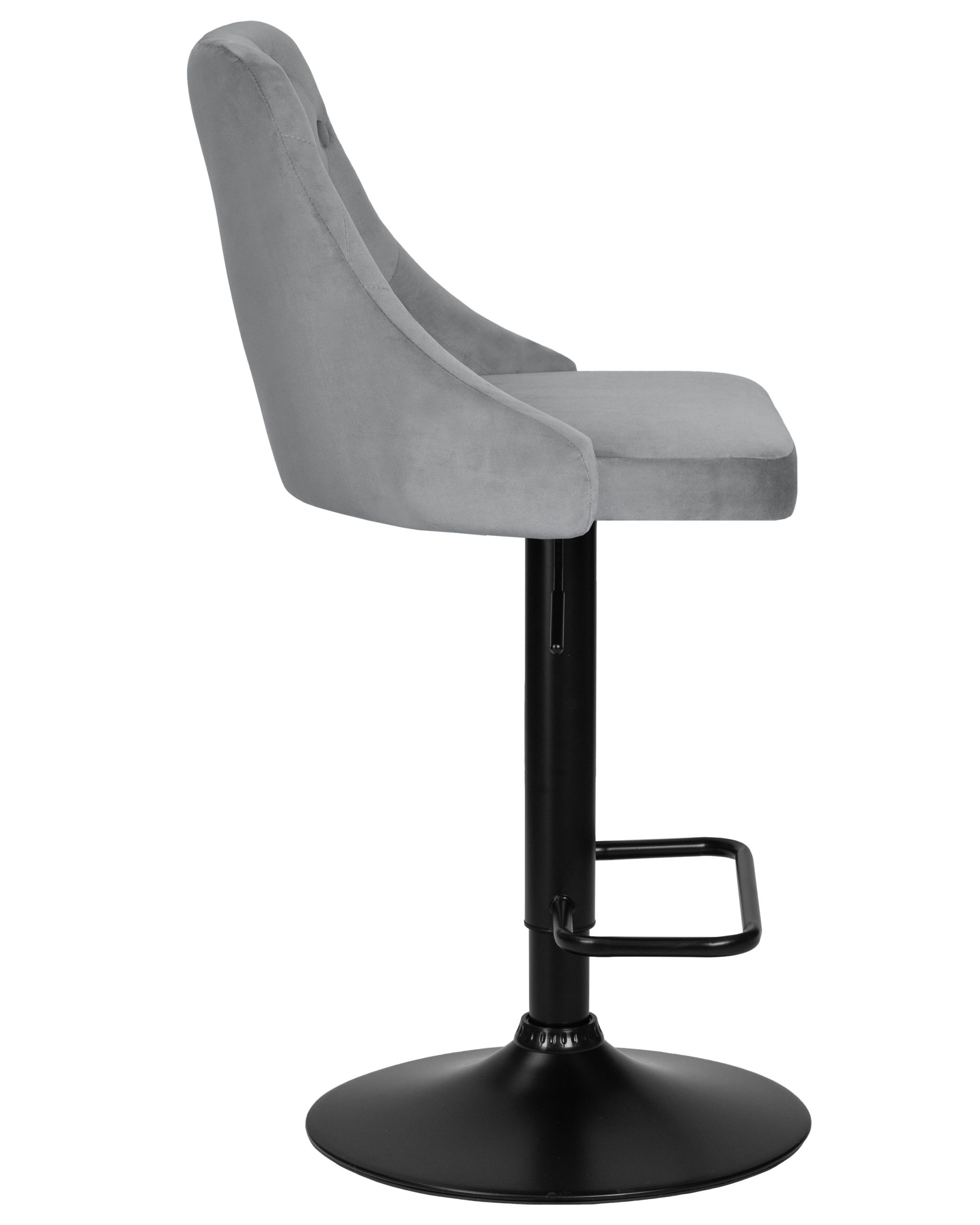 Стул барный DOBRIN JOSEPH BLACK (серый велюр (MJ9-75)) — изображение 8
