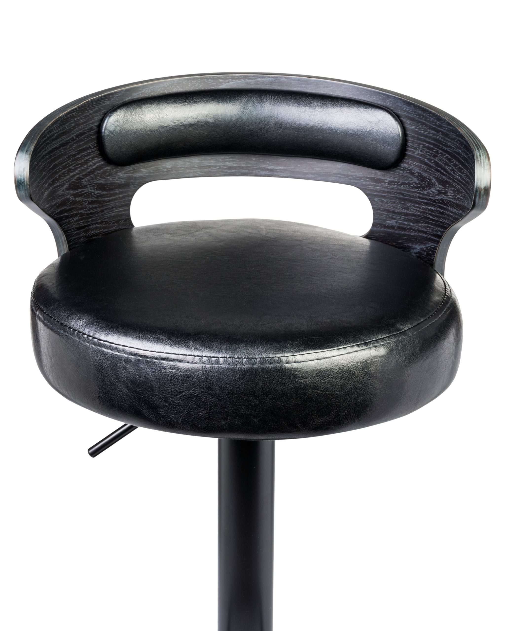 Стул барный DOBRIN FRED BLACK (чёрное дерево, чёрный) — изображение 10