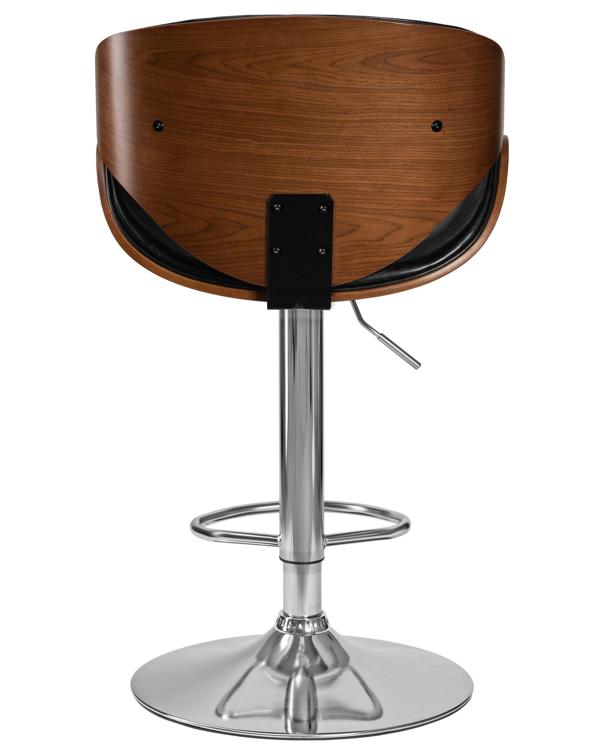 Стул барный DOBRIN KARTER (коричневое дерево, чёрный) — изображение 10