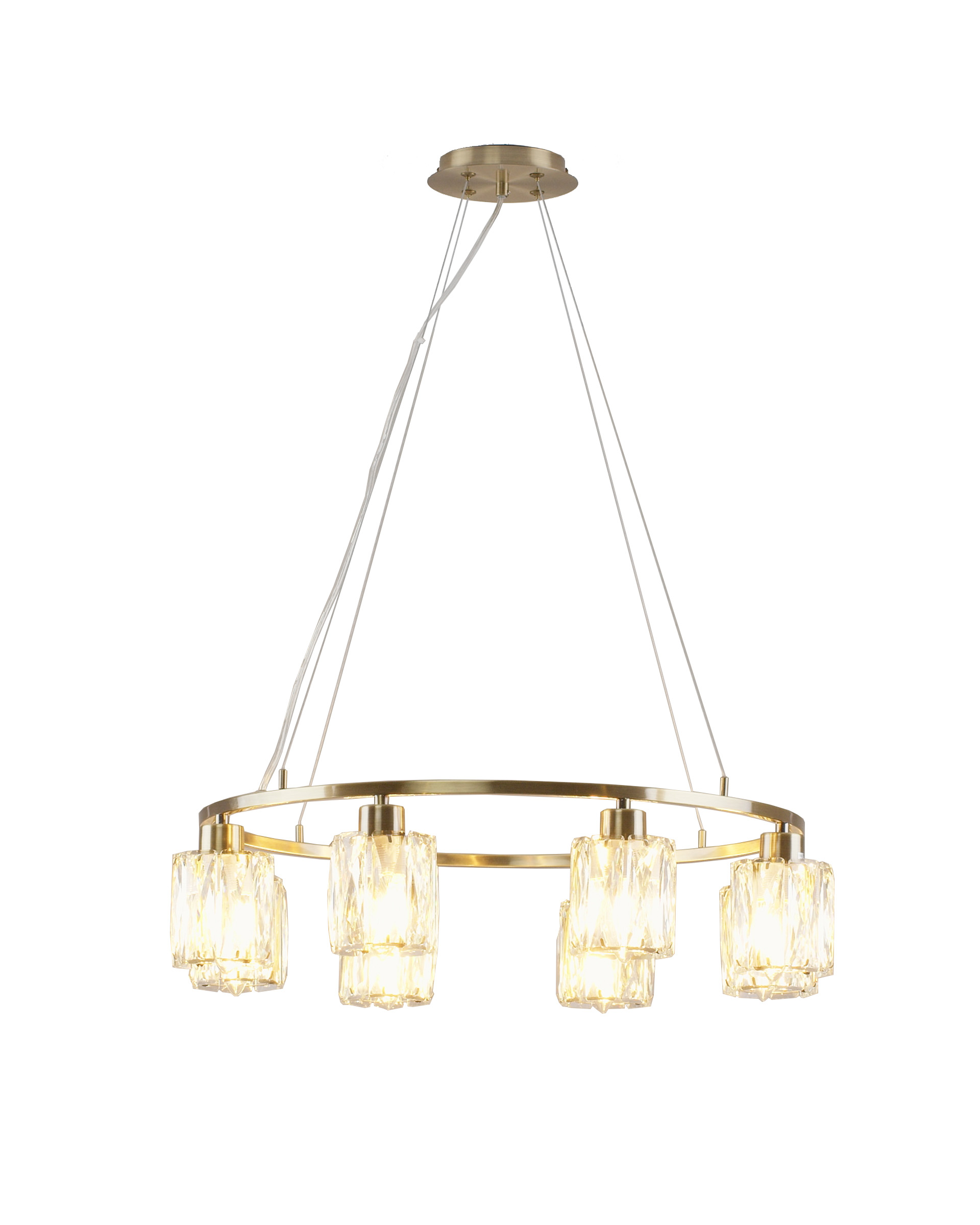 Люстра подвесная Moderli V11685-8P Prismique