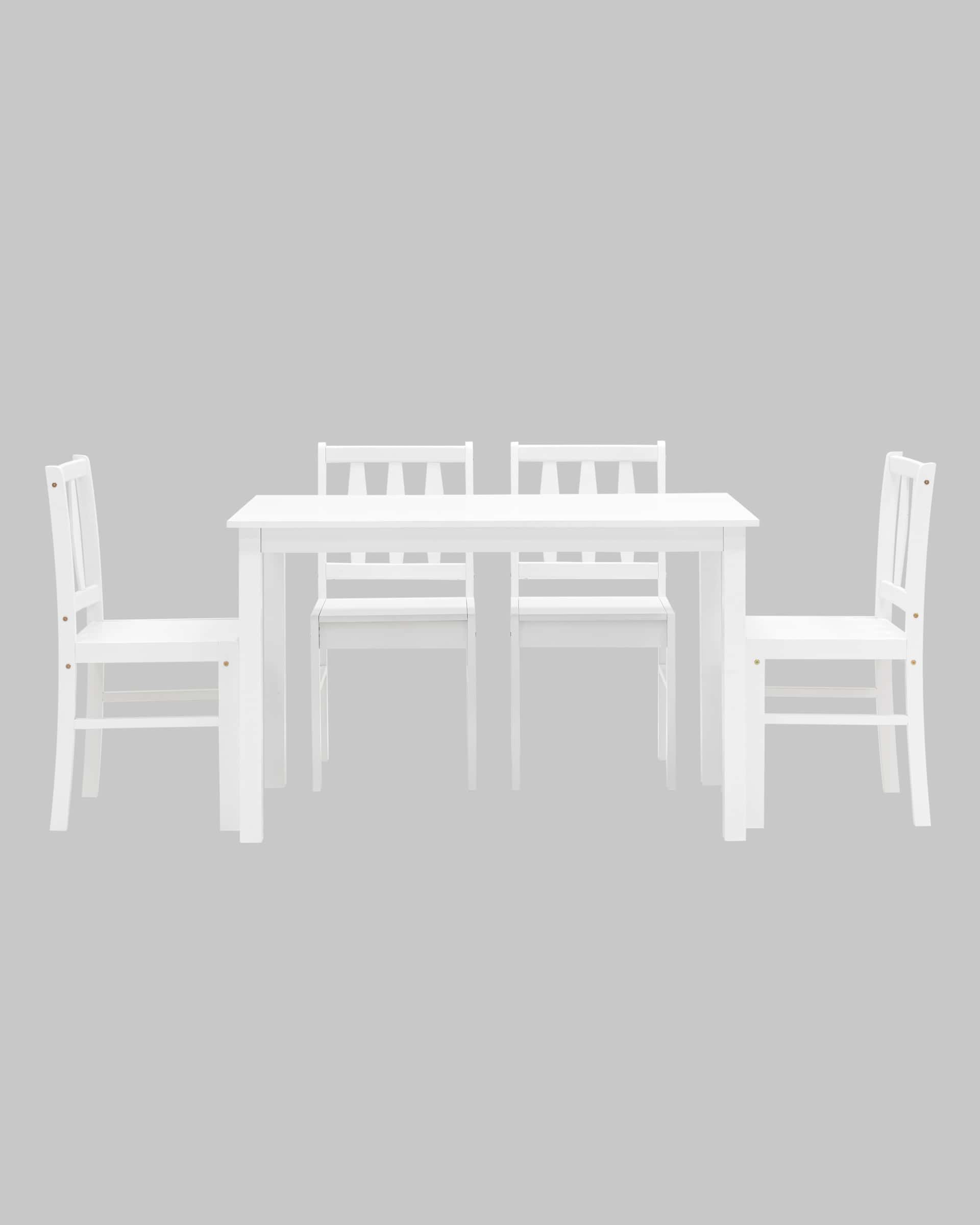 Обеденная группа INGRID белый — изображение 3