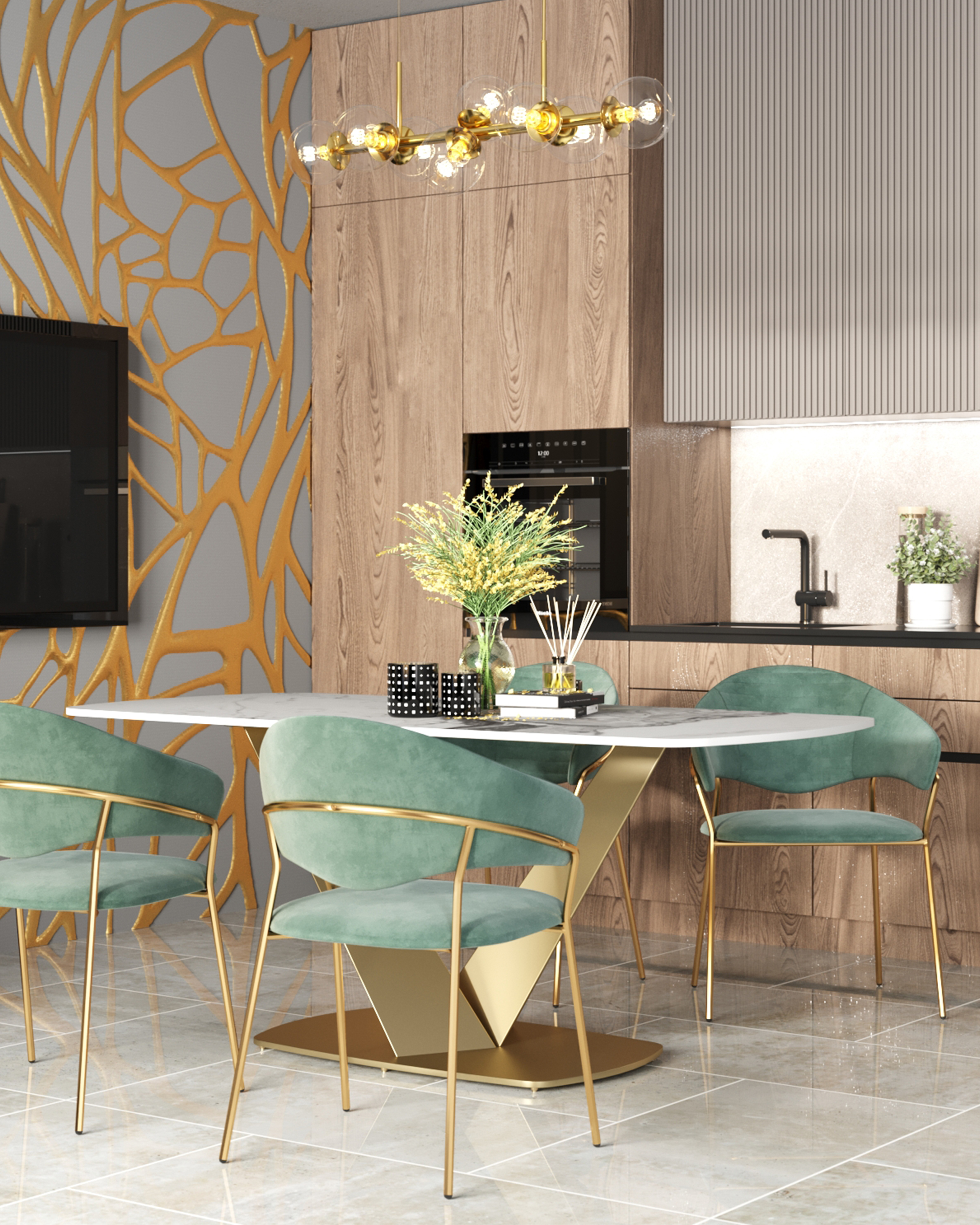 Подвесная люстра Moderli V2170-P Long — изображение 4