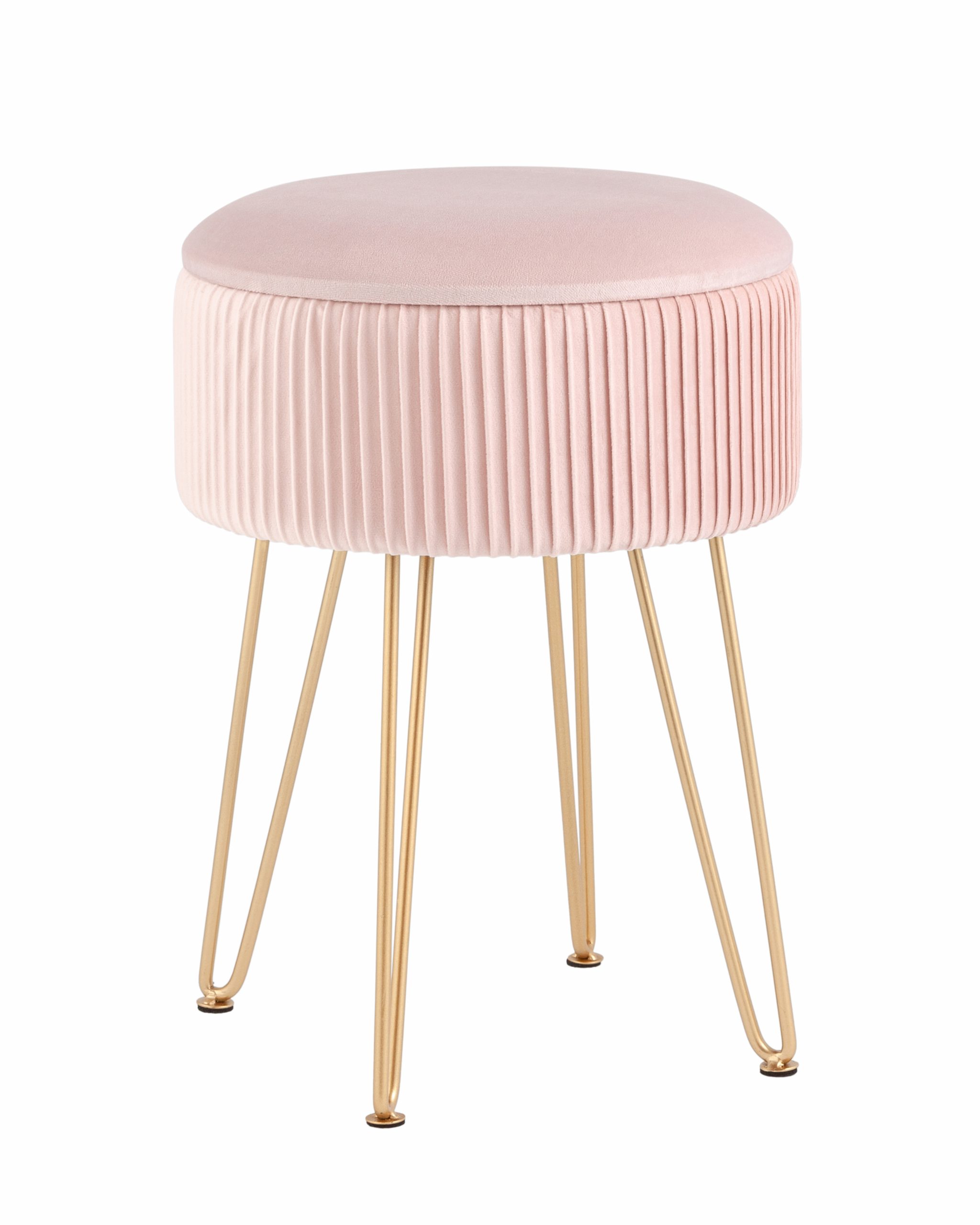 Пуф Астор светло-розовый