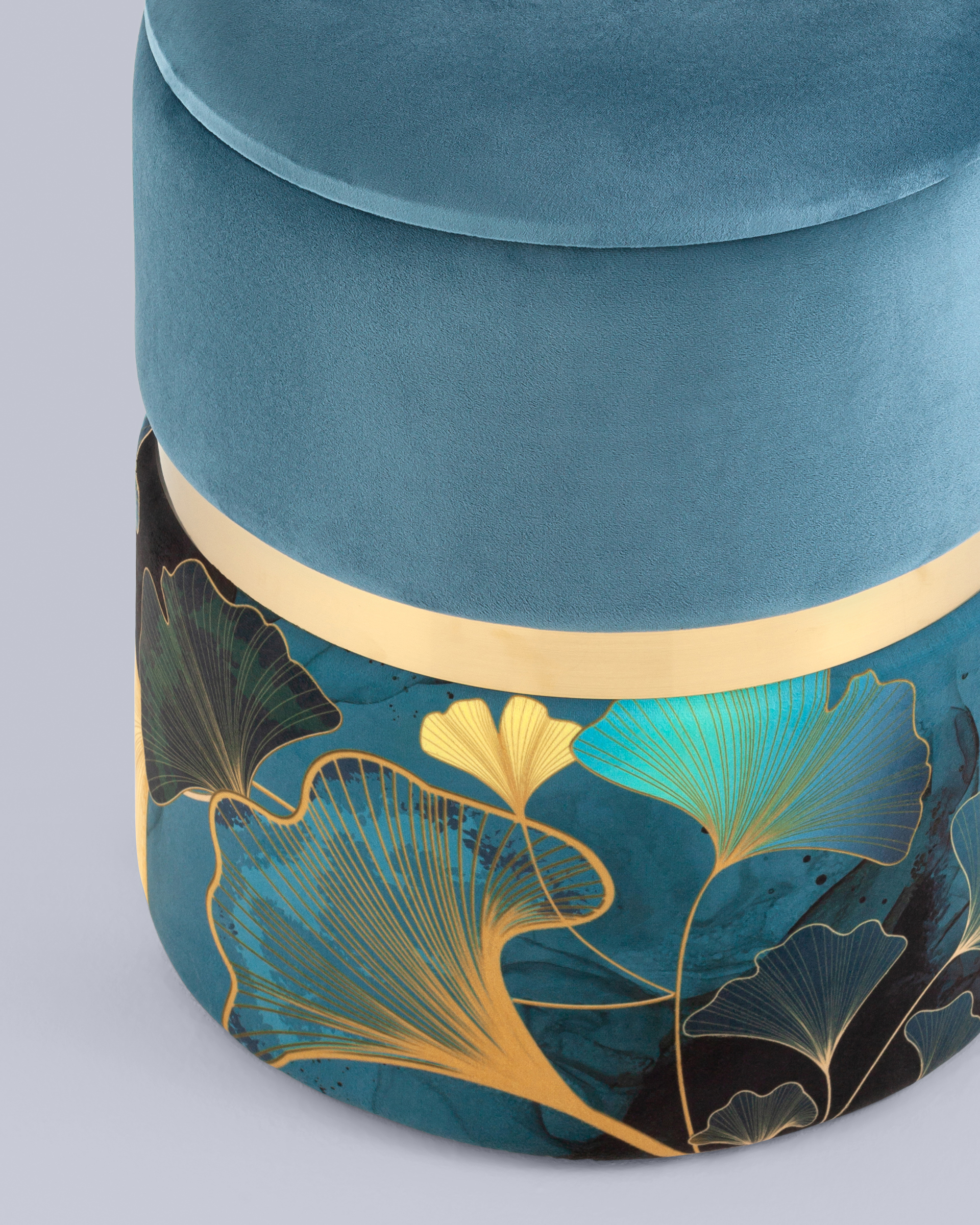 Пуф Кэрри с ящиком велюр Gingko — изображение 6