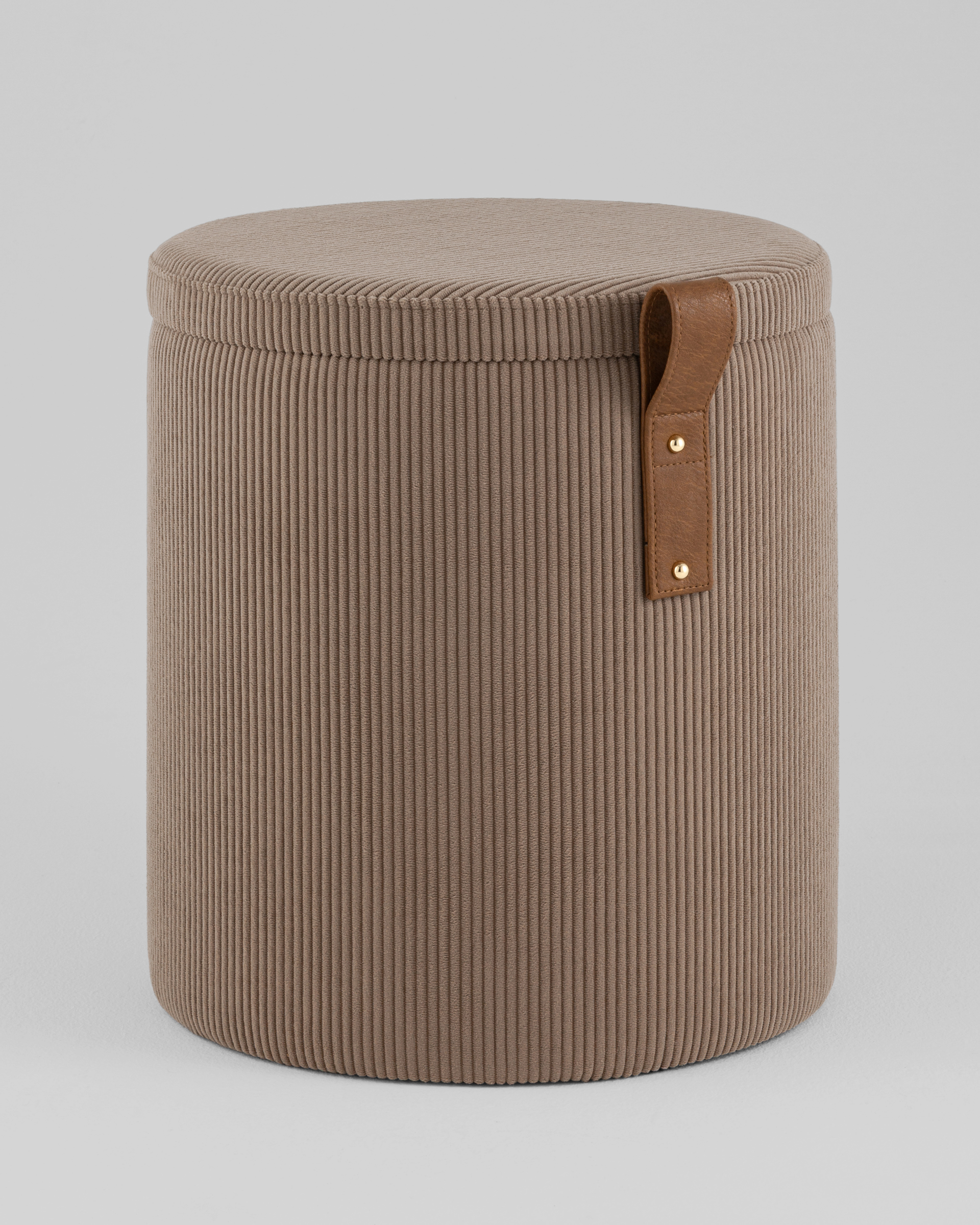 Пуф Руни S с ящиком вельвет коричневый — изображение 2