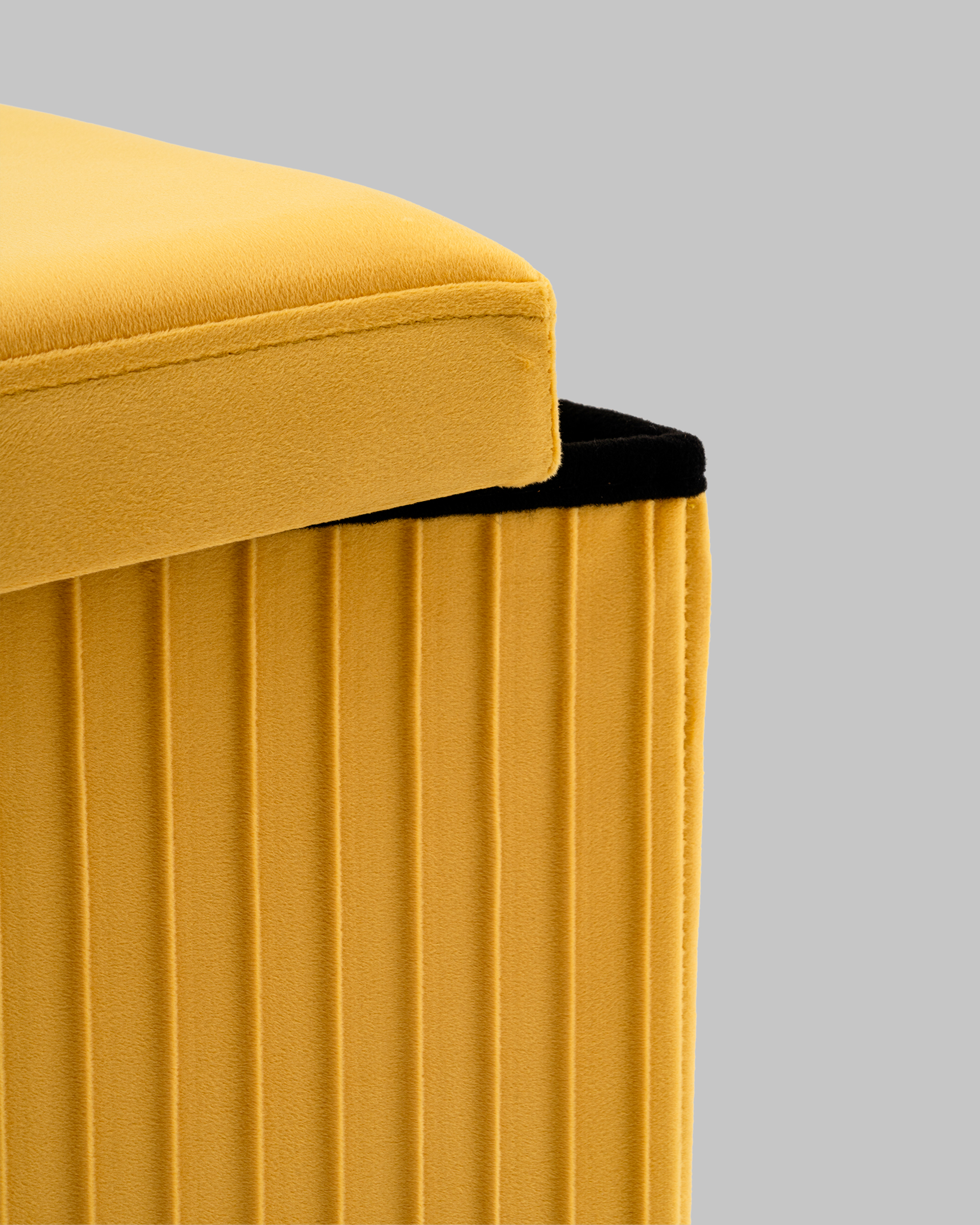 Пуф складной с ящиком Store Square жёлтый — изображение 7