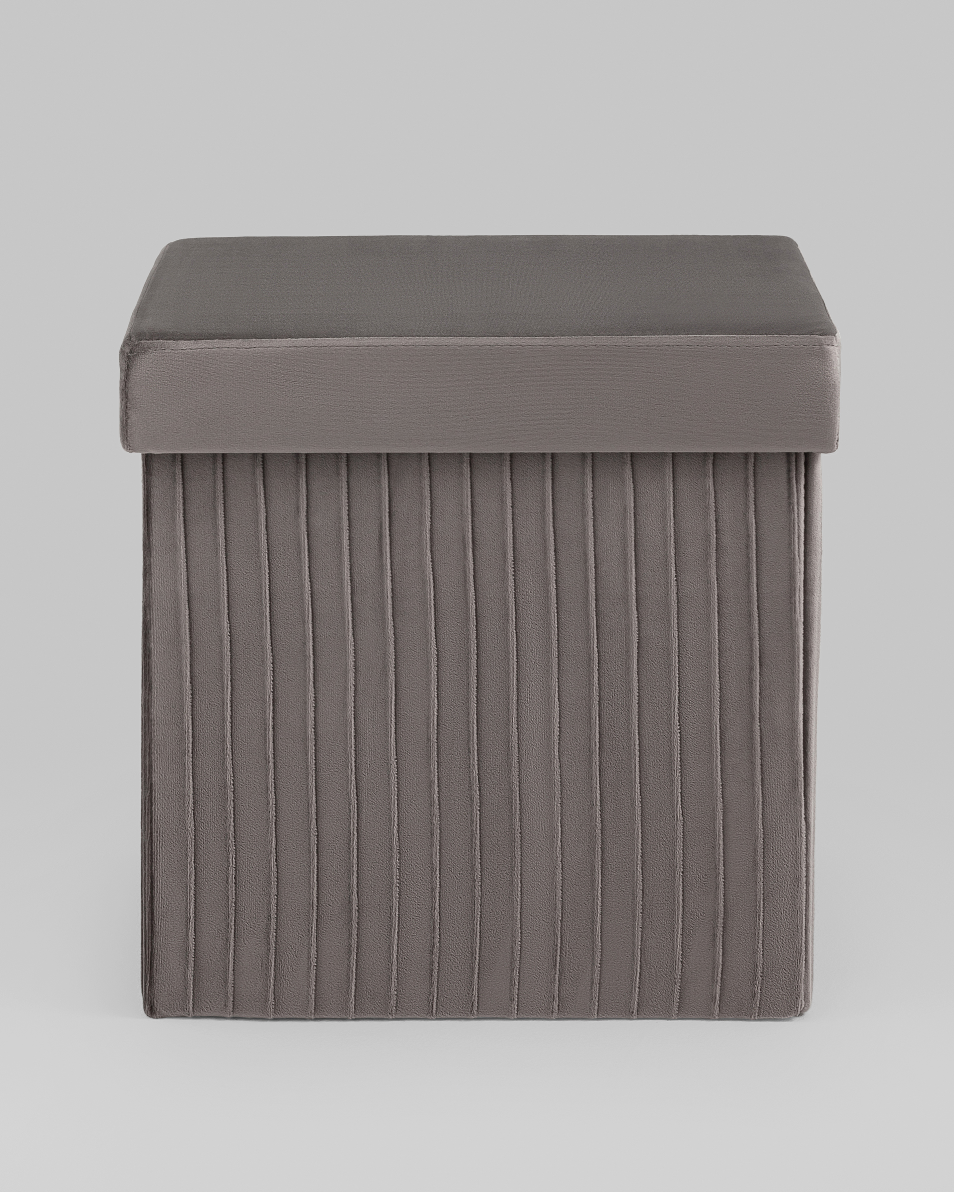 Пуф складной с ящиком Store Square антрацитовый — изображение 3