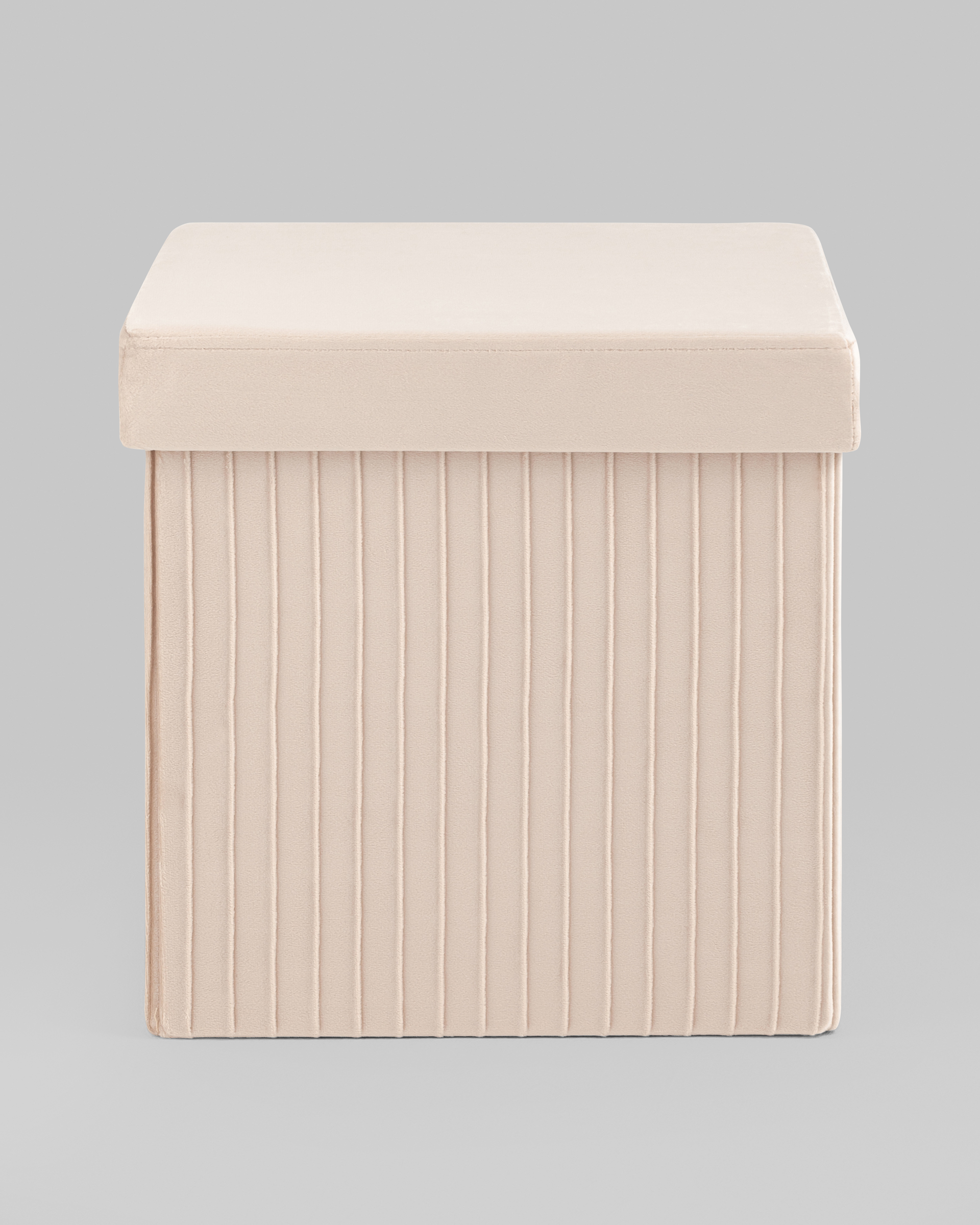 Пуф складной с ящиком Store Square бежевый — изображение 4