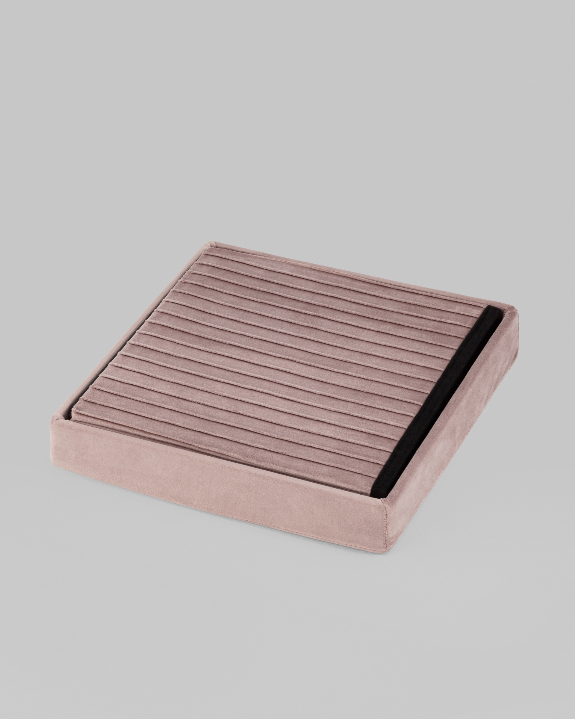 Пуф складной с ящиком Store Square пыльно-розовый — изображение 3
