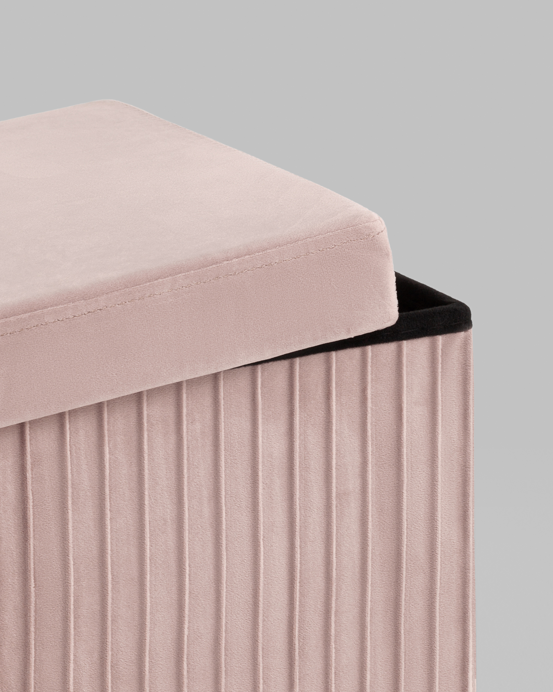 Пуф складной с ящиком Store Square пыльно-розовый — изображение 6