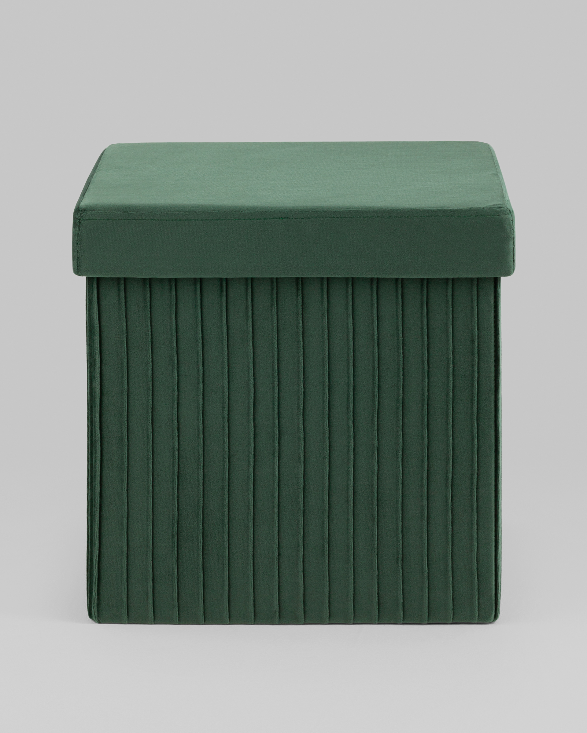 Пуф складной с ящиком Store Square зеленый — изображение 4