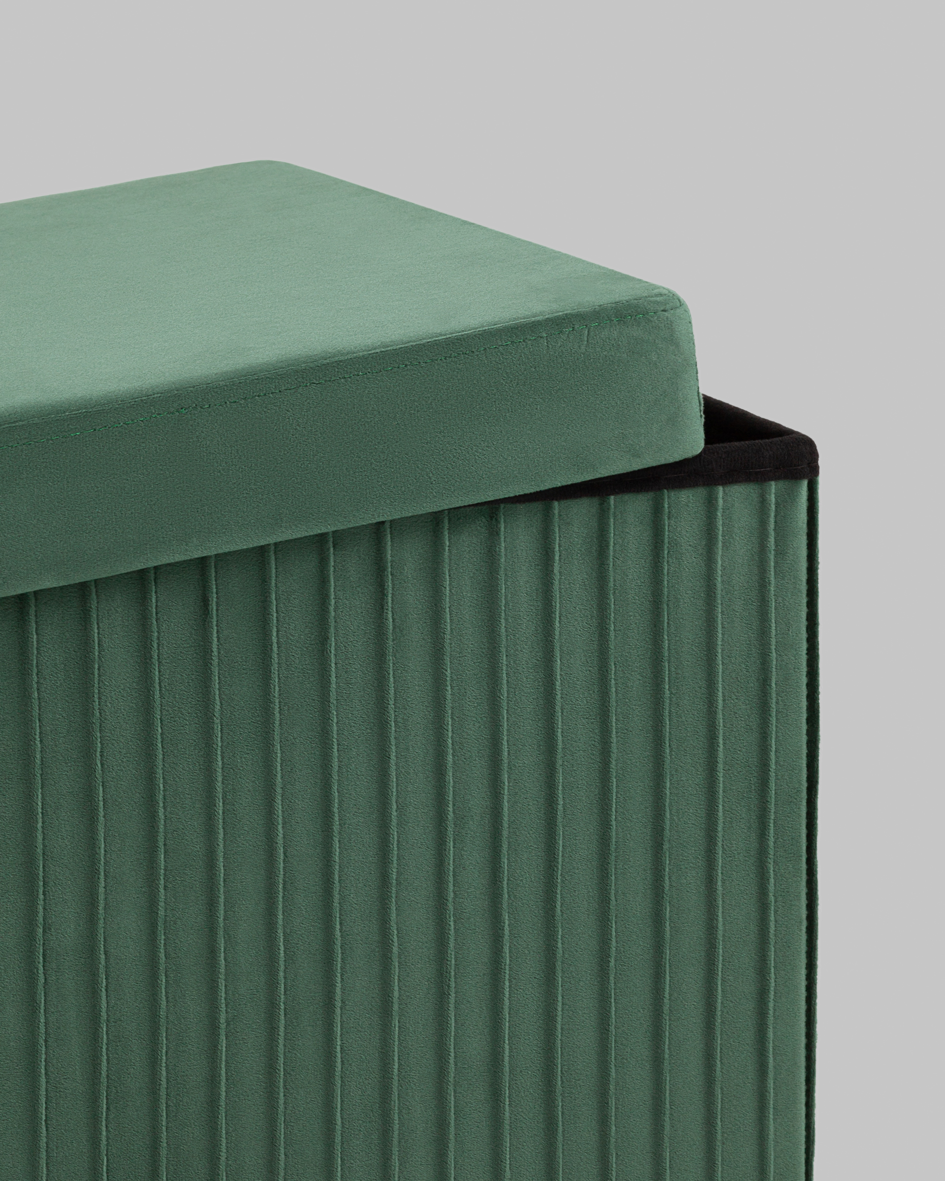 Пуф складной с ящиком Store Square зеленый — изображение 6