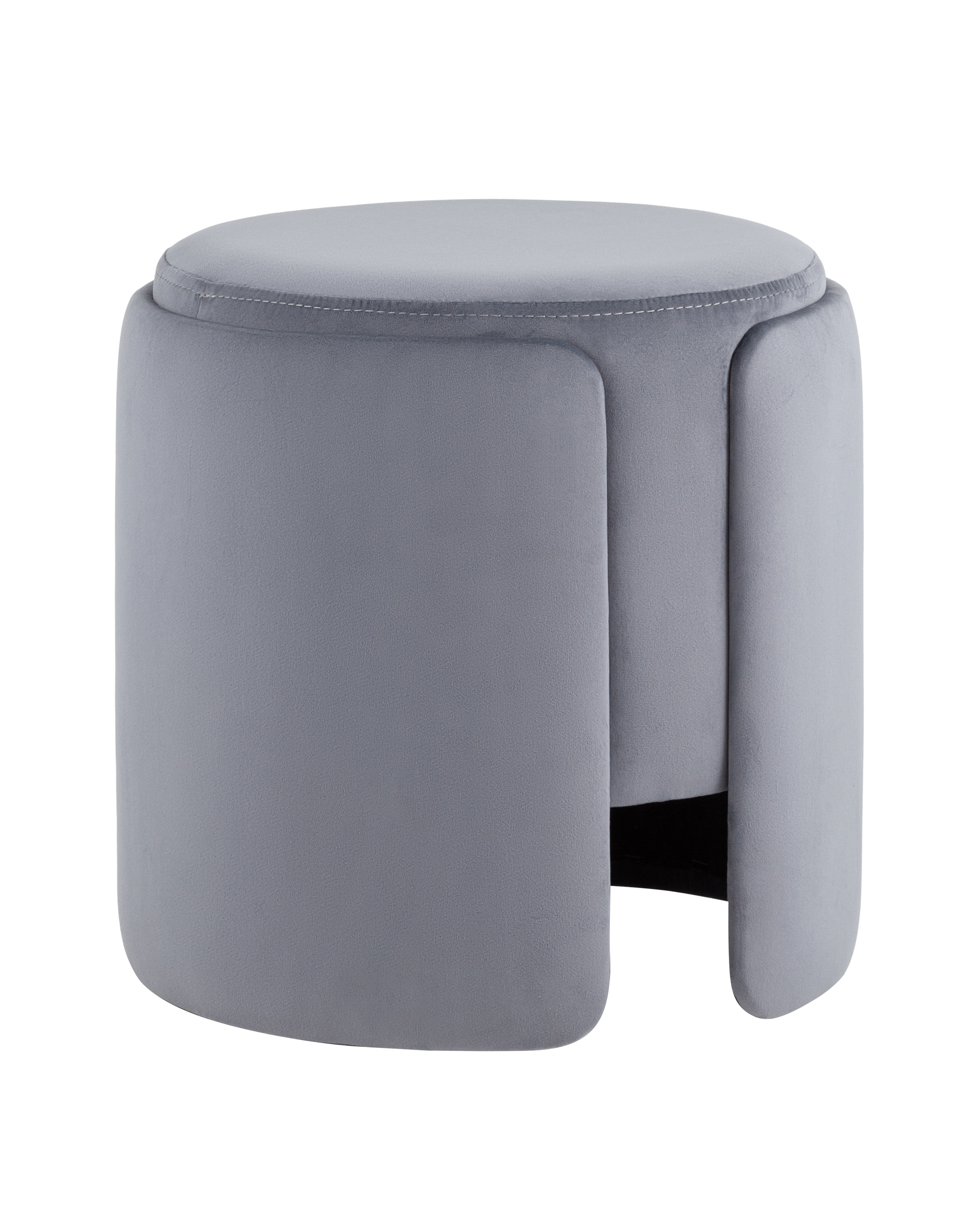 Пуф Taks велюр серый