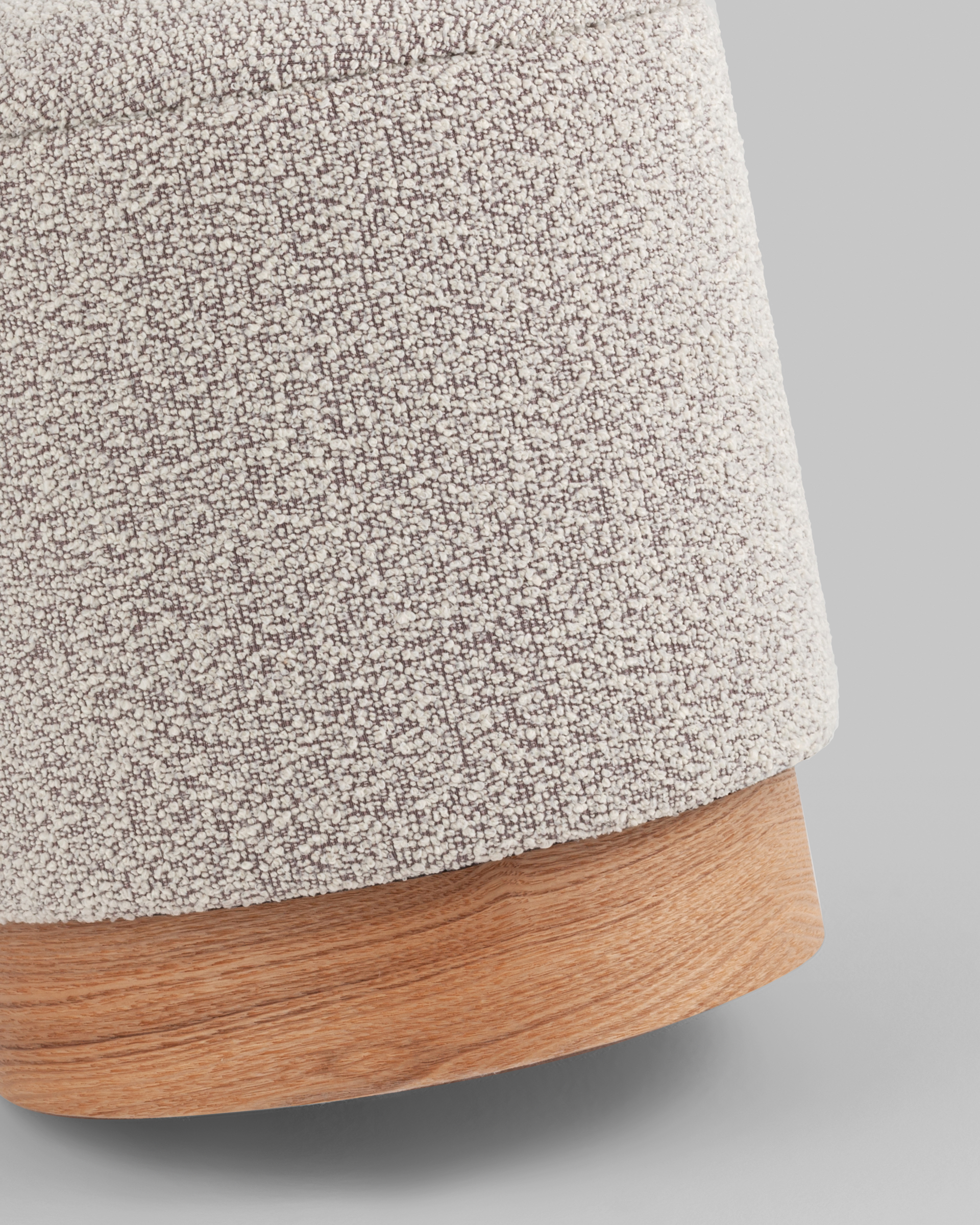 Пуф с ящиком Холли XS букле бежевый — изображение 4