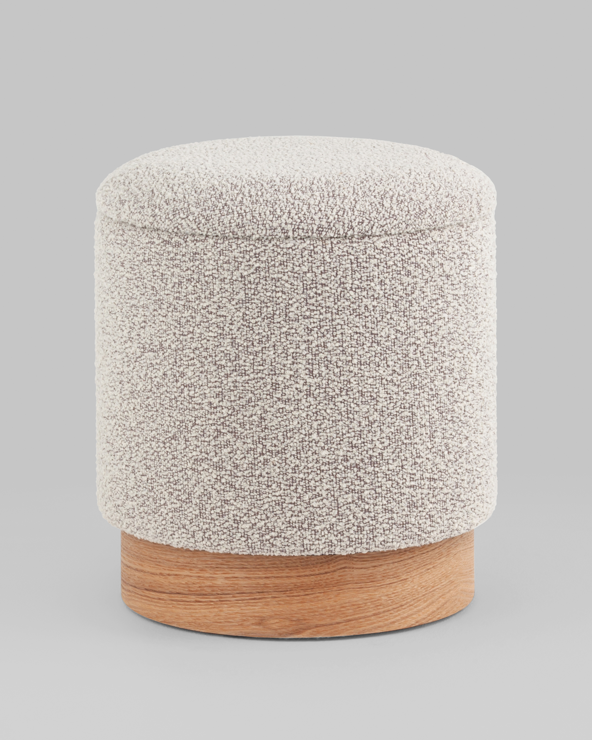 Пуф с ящиком Холли XS букле бежевый — изображение 3