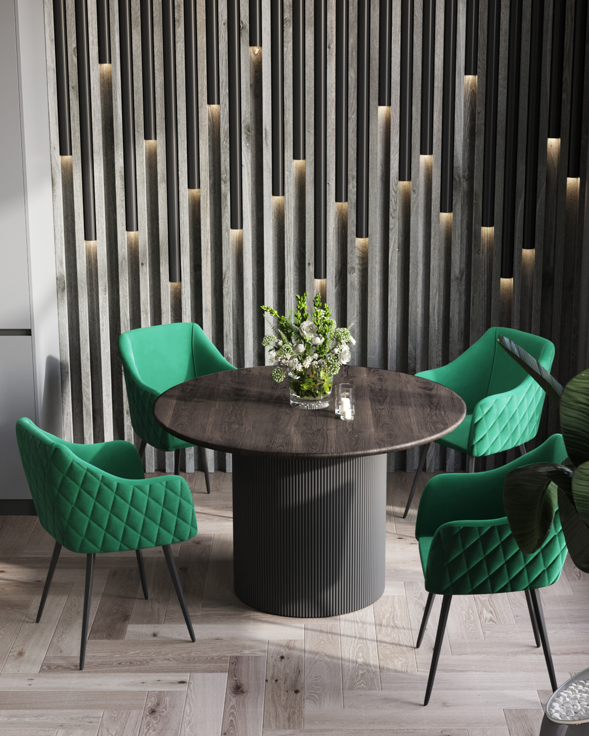 Стол обеденный Ballet 120*75 темное дерево — изображение 3