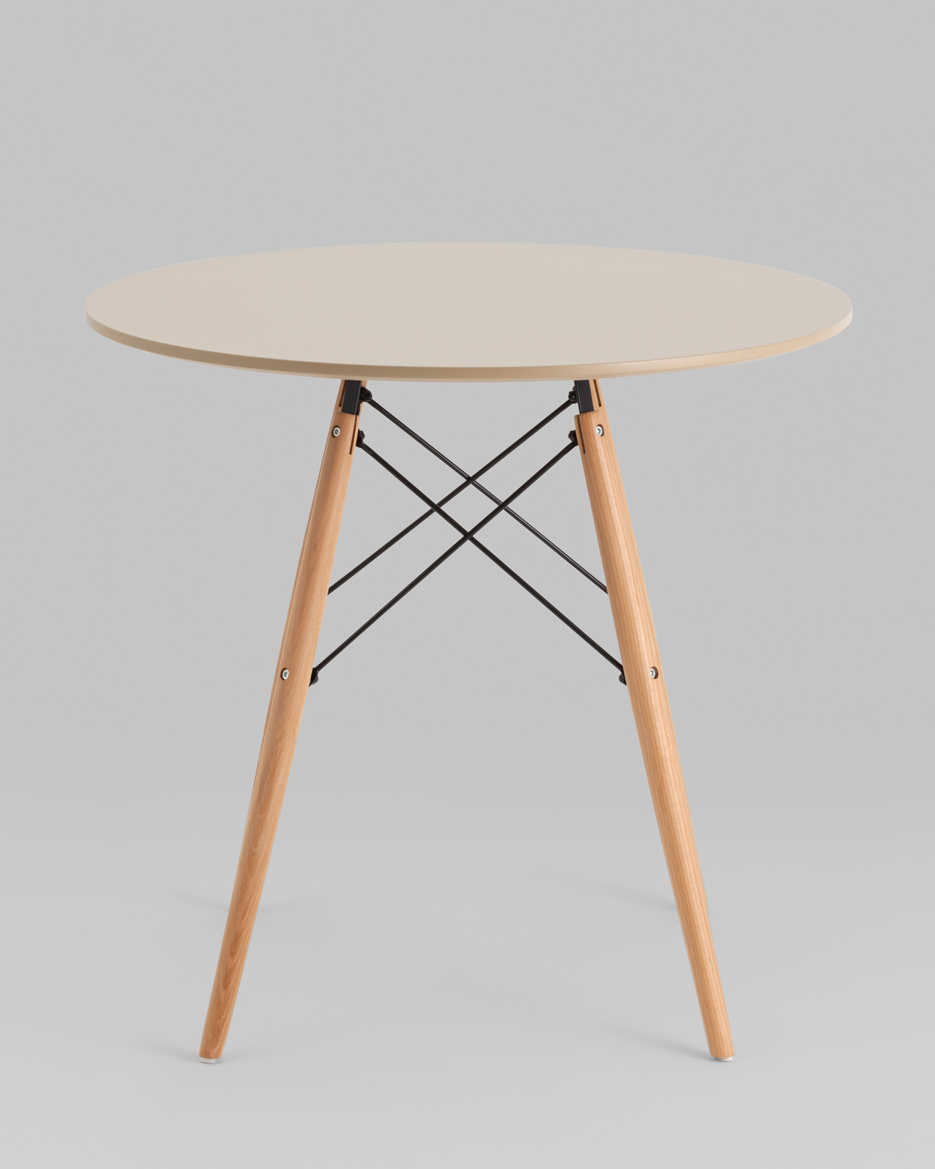 Стол Eames DSW NEW D80 бежевый — изображение 5