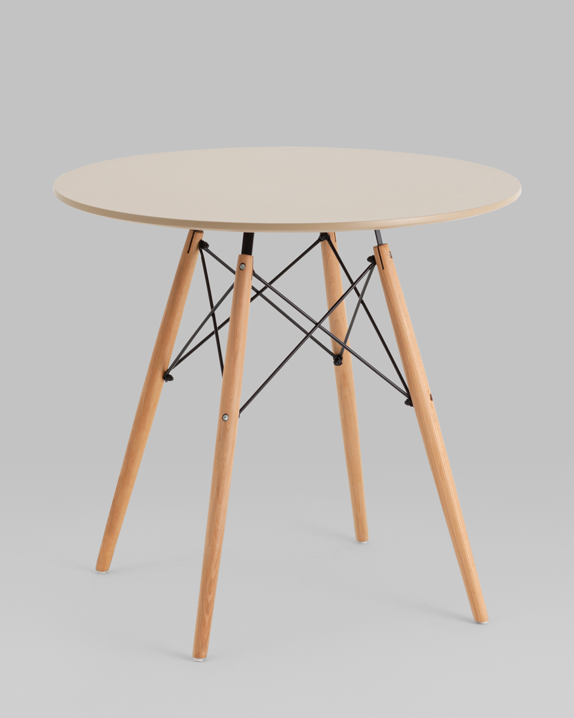 Стол Eames DSW NEW D80 бежевый — изображение 2