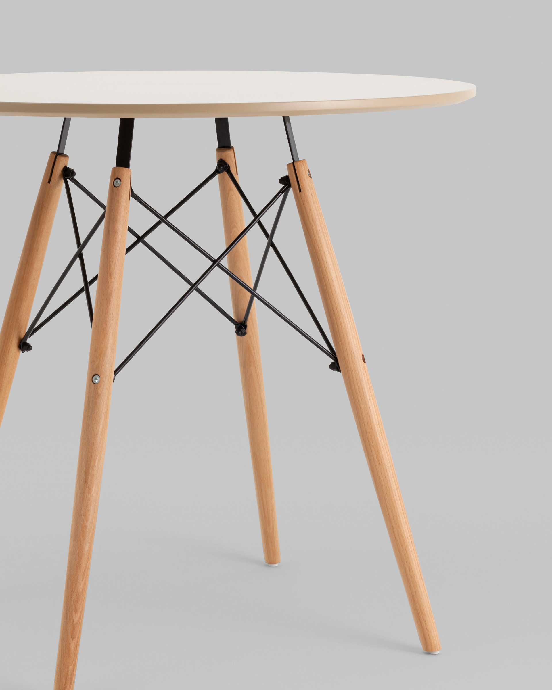 Стол Eames DSW NEW D80 бежевый — изображение 7