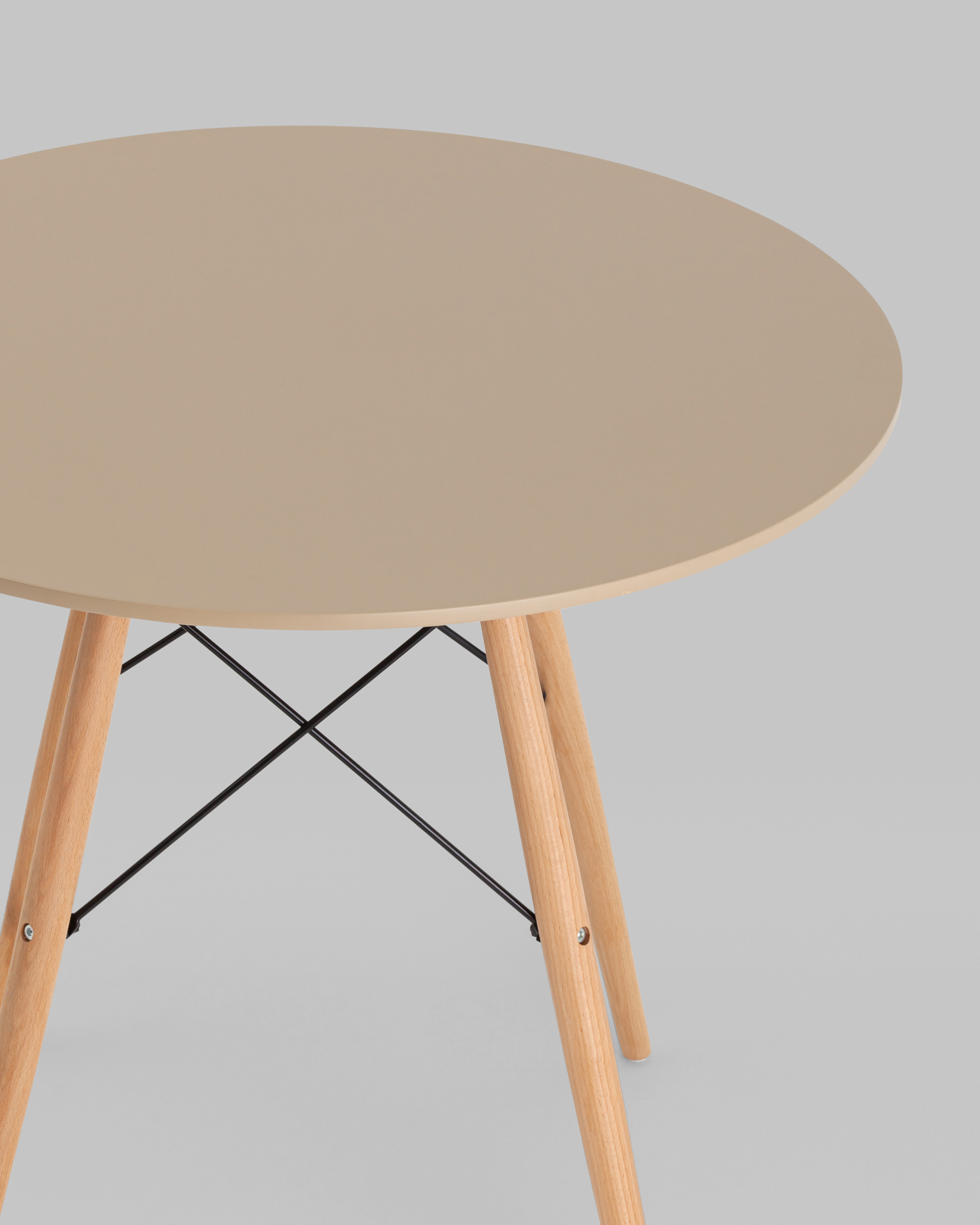 Стол Eames DSW NEW D80 бежевый — изображение 8