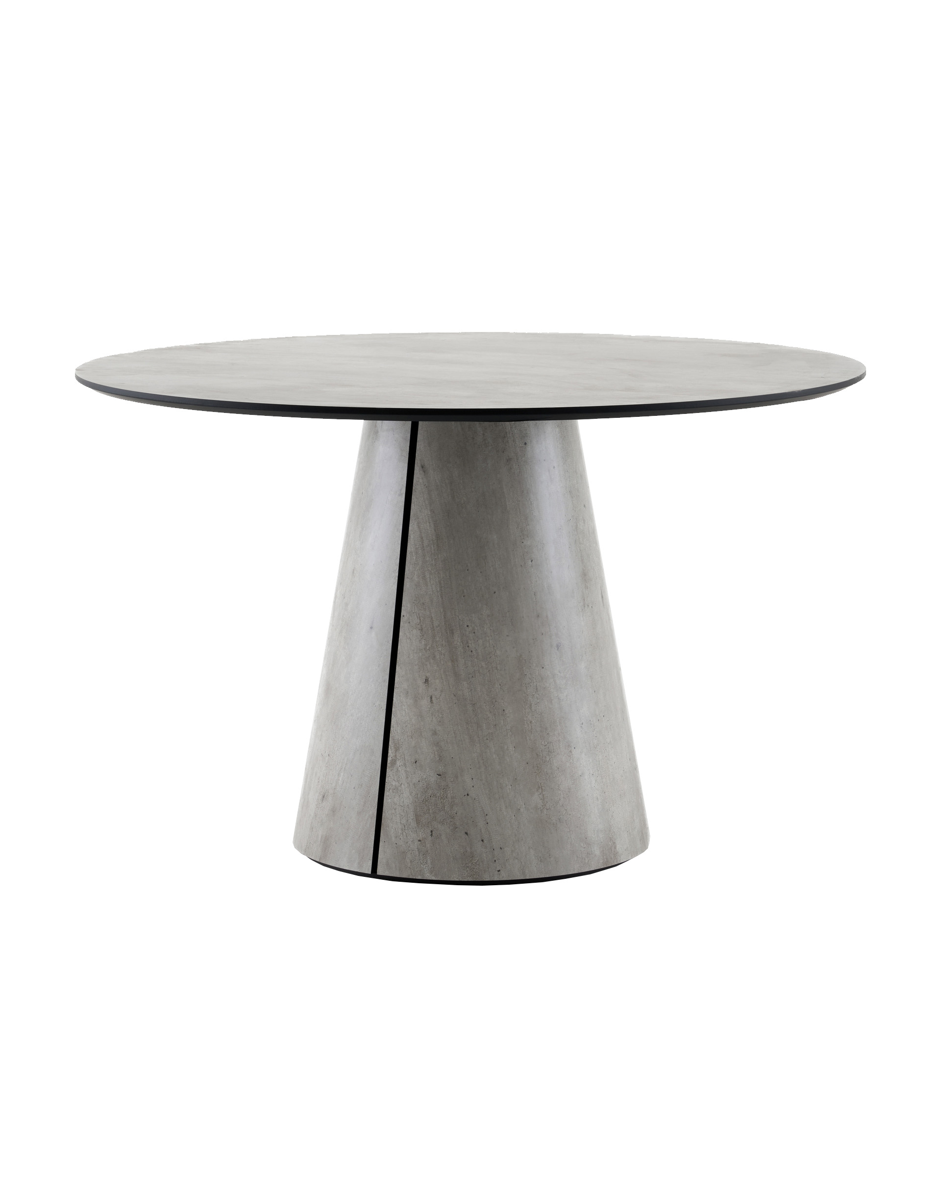 Стол круглый Стивенсон D120 столешница HPL метрополитан