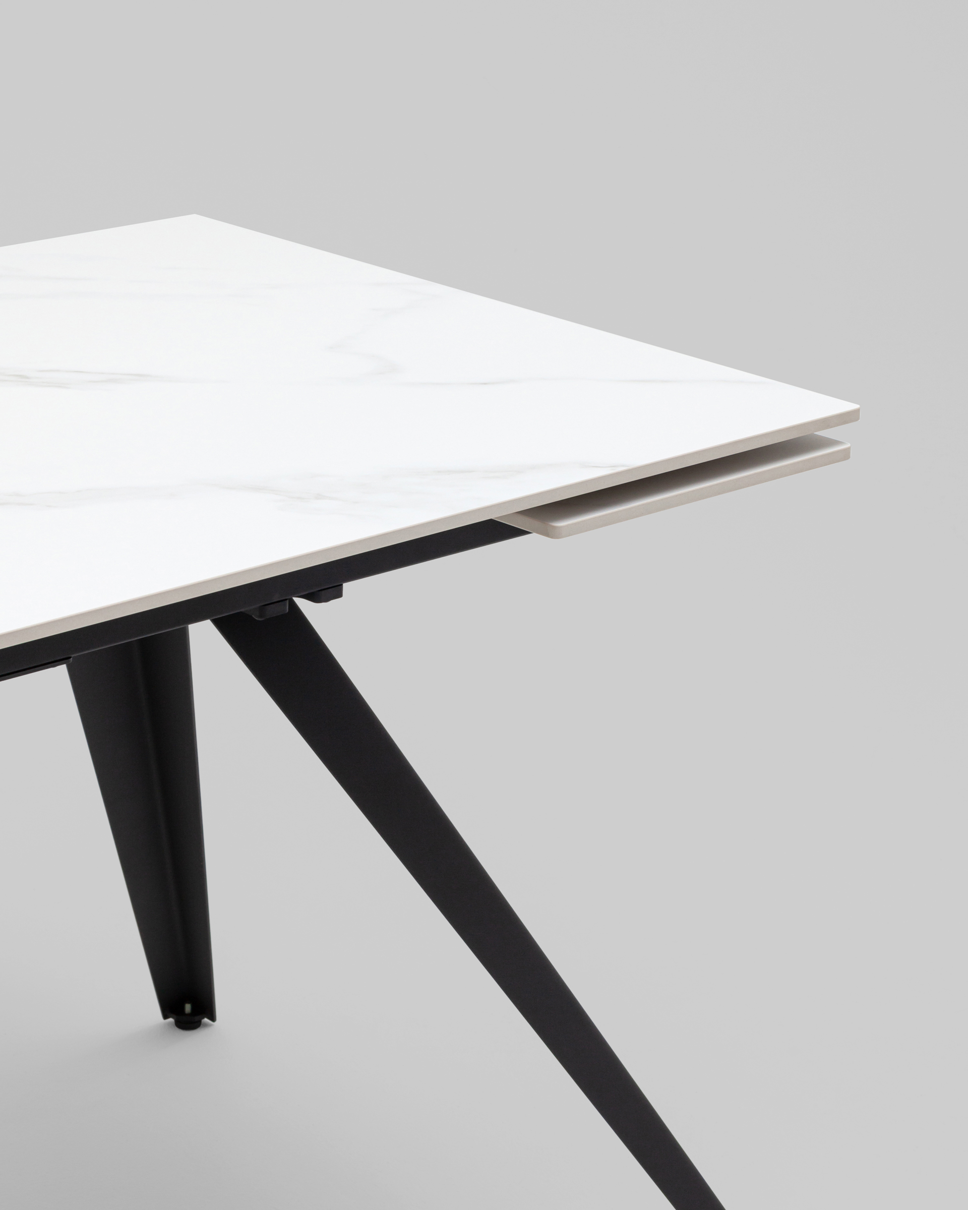 Стол раздвижной Лоуренс 120-180х80х76 см SnowMountainStone керамика — изображение 3