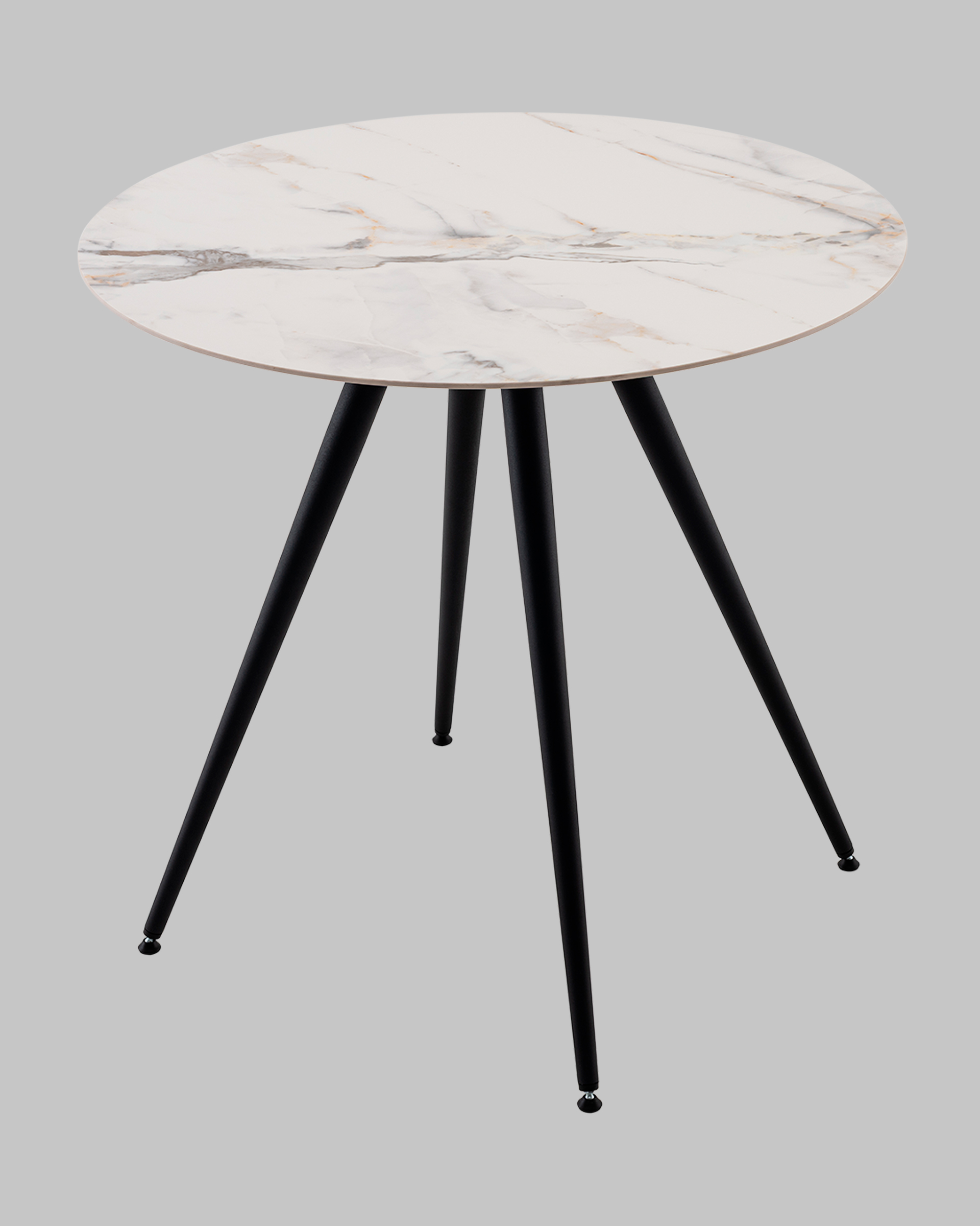 Стол Ники круглый столешница керамика Ice Jade 800 — изображение 3