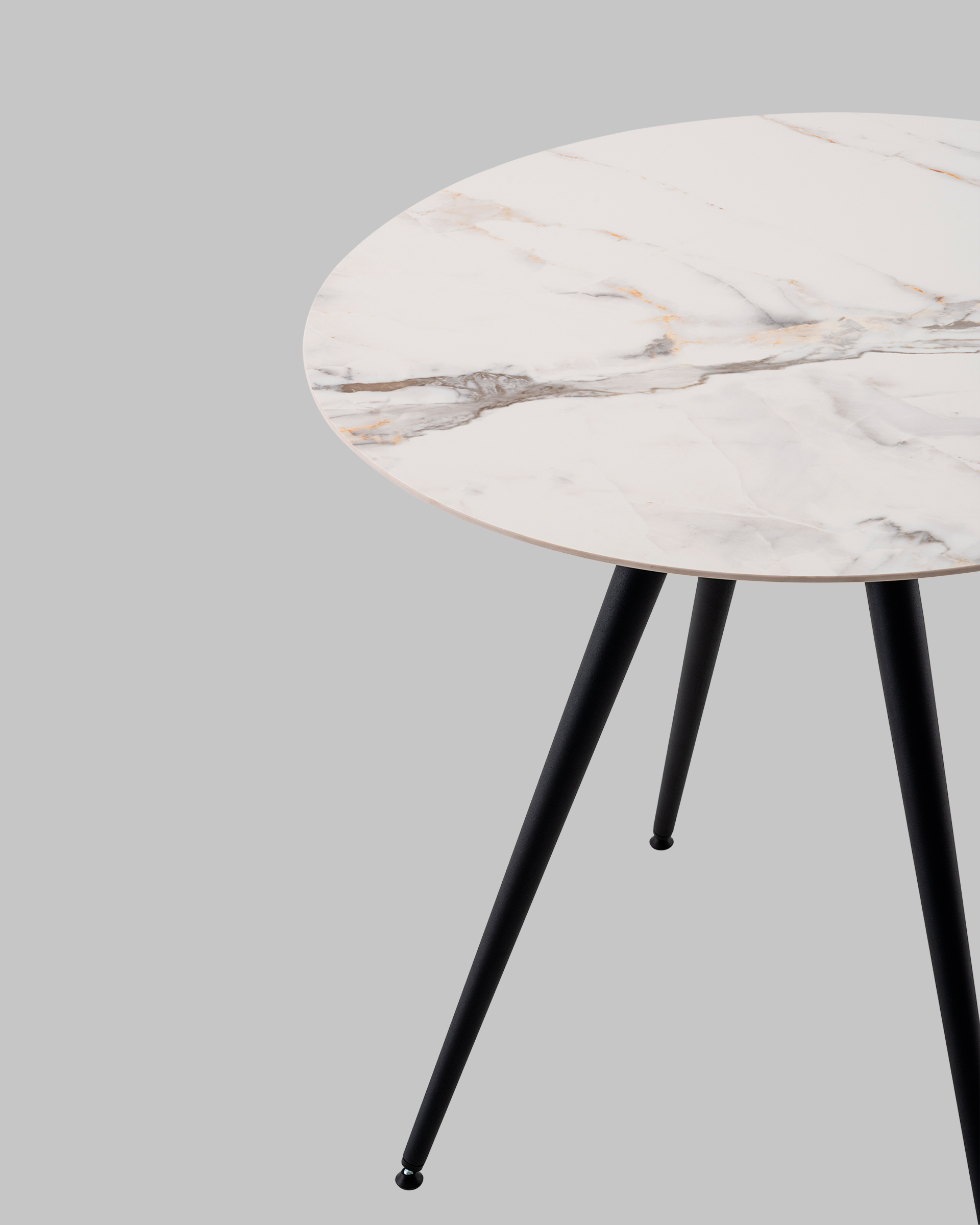 Стол Ники круглый столешница керамика Ice Jade 800 — изображение 5