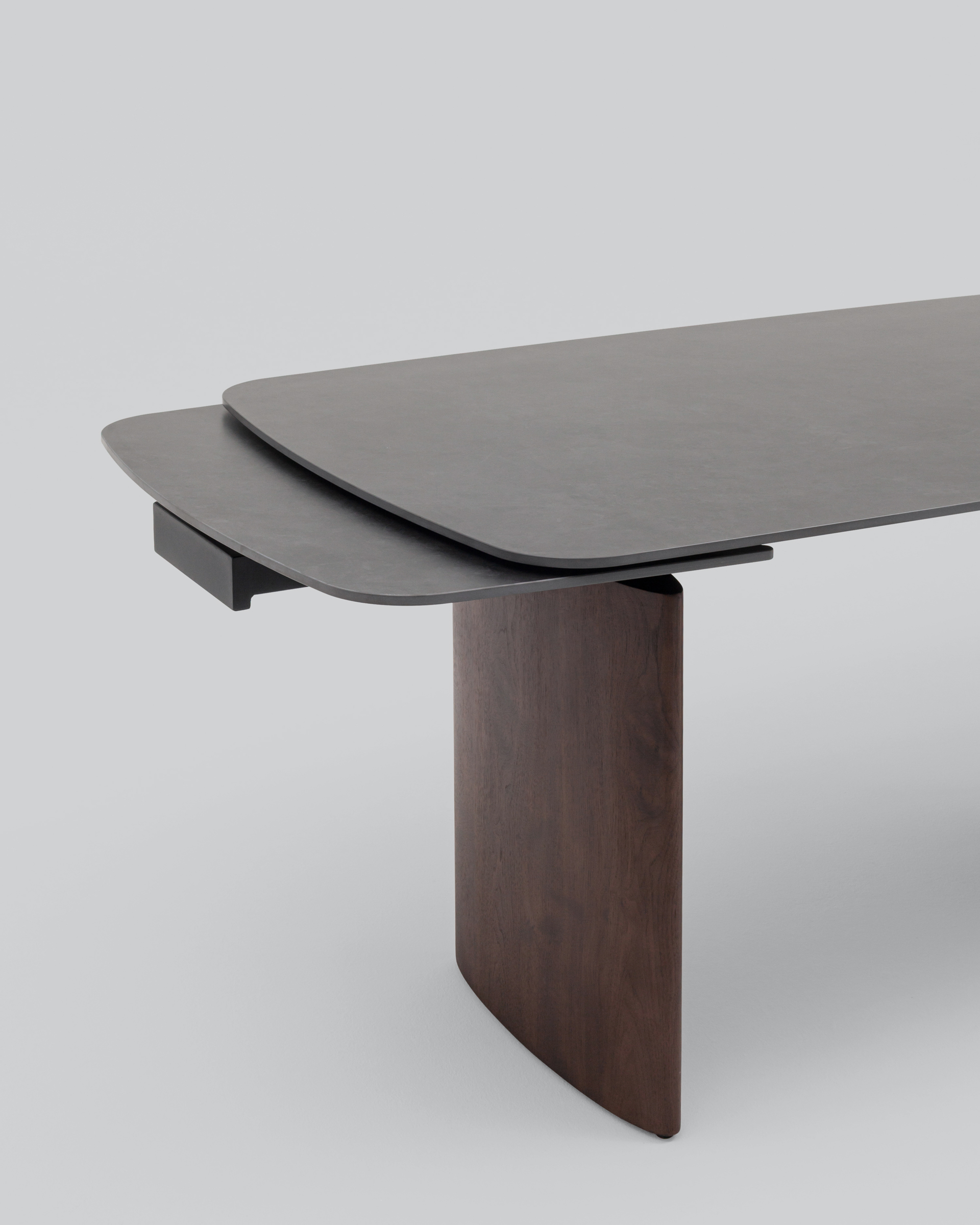 Стол обеденный Астарта раскладной 160-240х90 см керамика темная — изображение 6