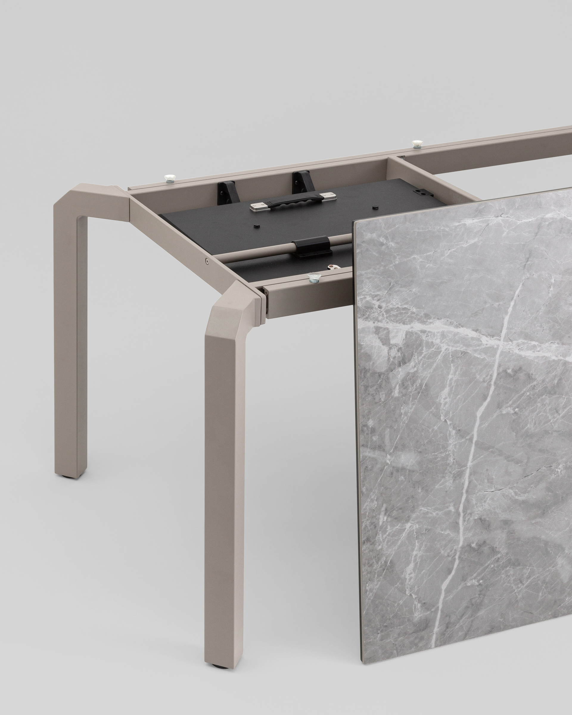 Стол обеденный Varden раскладной 180-240х90 см керамика серый — изображение 7