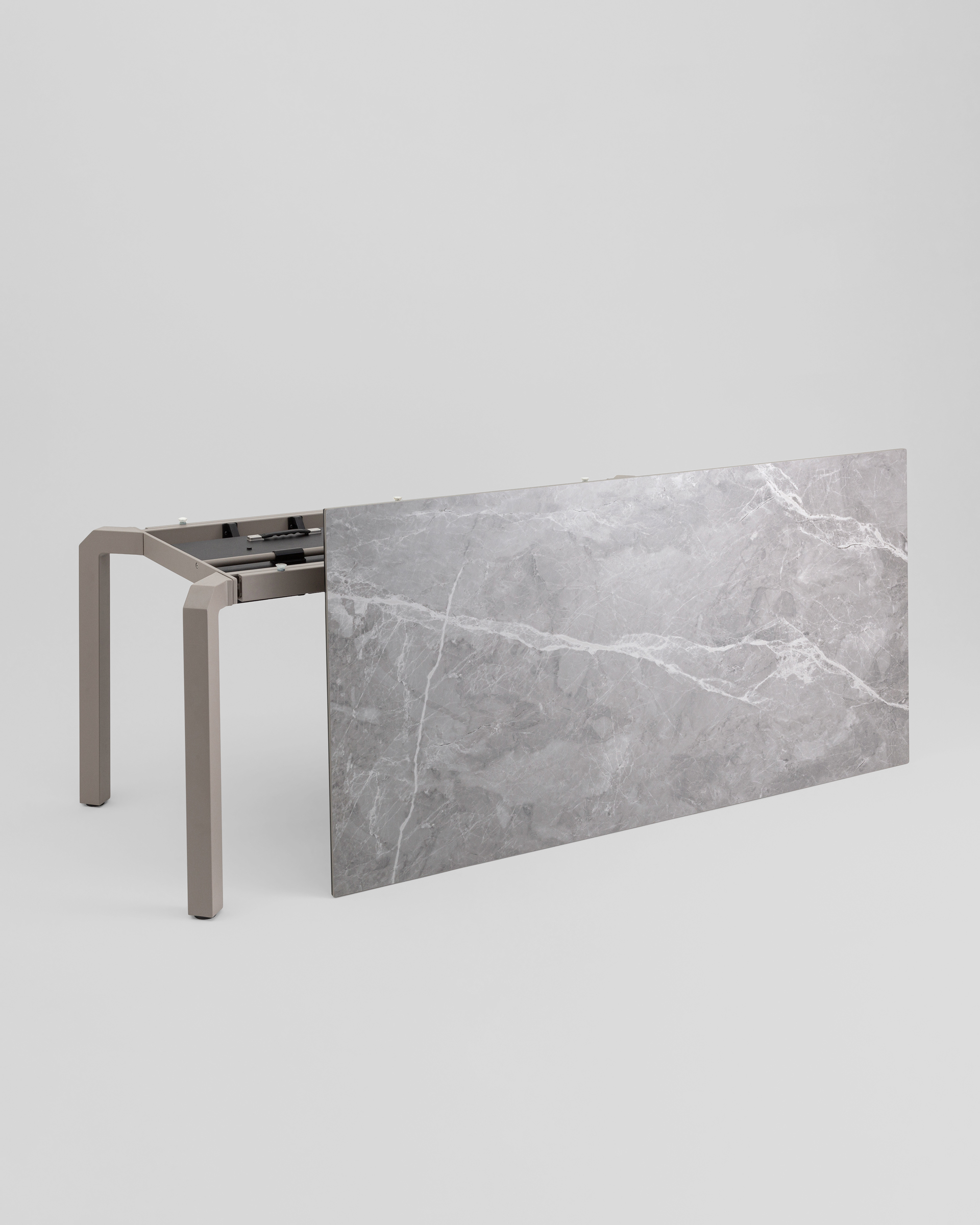 Стол обеденный Varden раскладной 180-240х90 см керамика серый — изображение 6