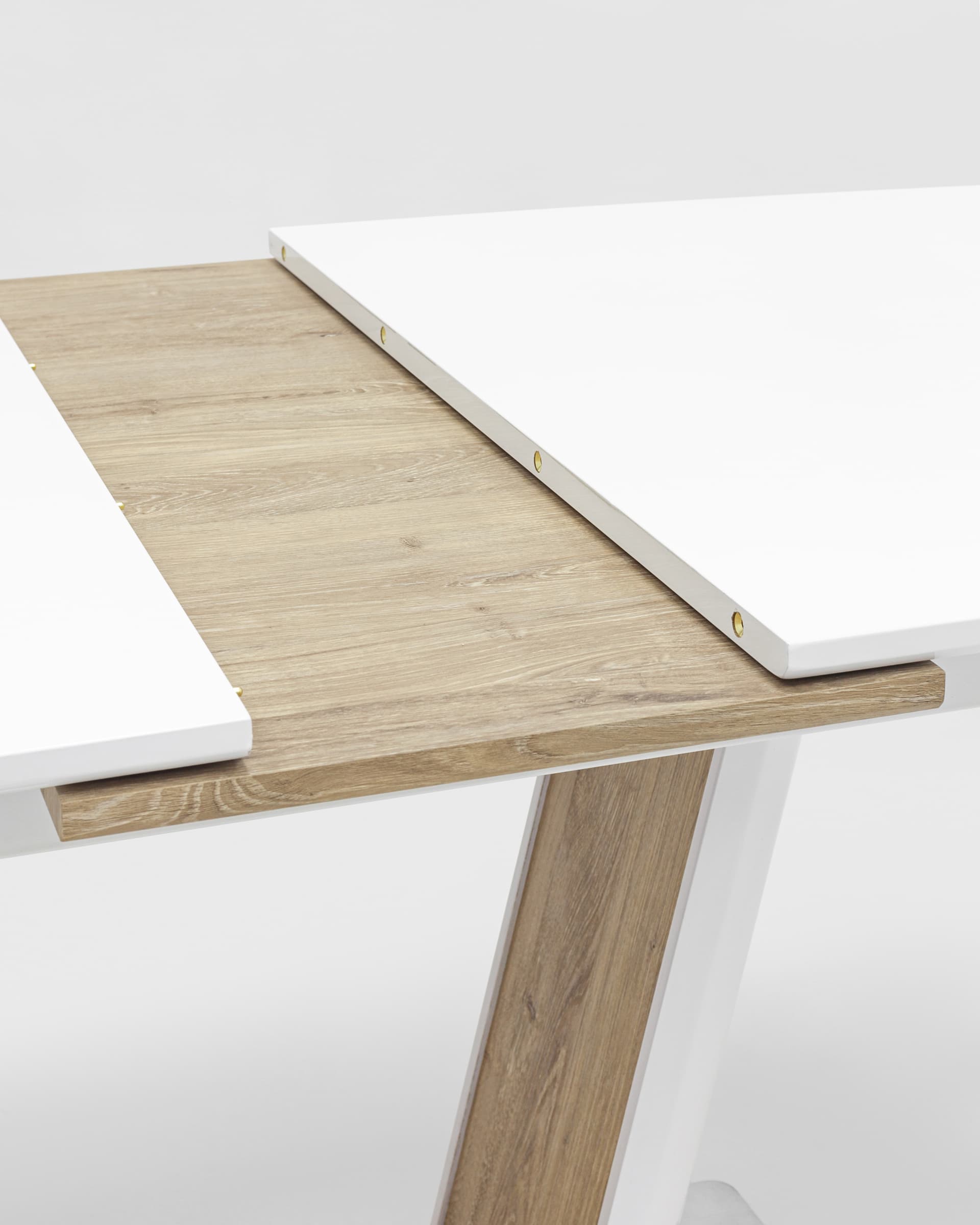 Стол обеденный Атланта раскладной 160-200*90 глянцевый белый — изображение 7