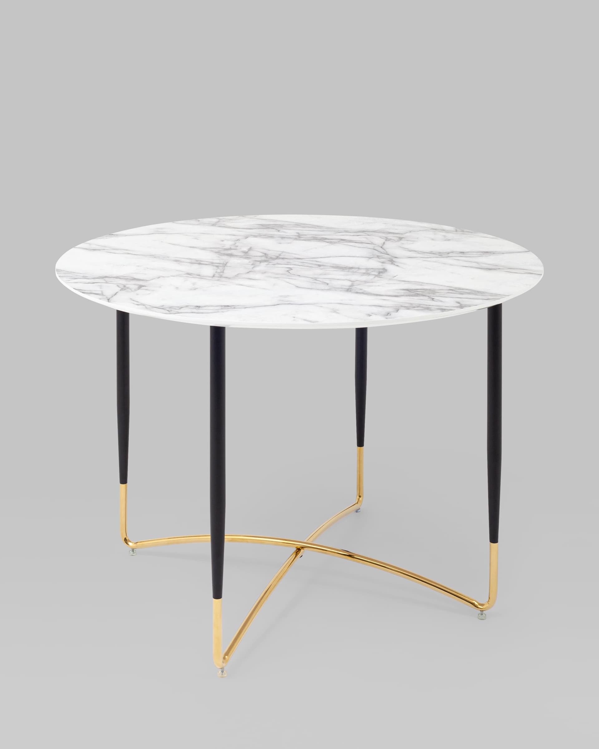 Стол обеденный Даймакс 110*110 белый мрамор — изображение 2