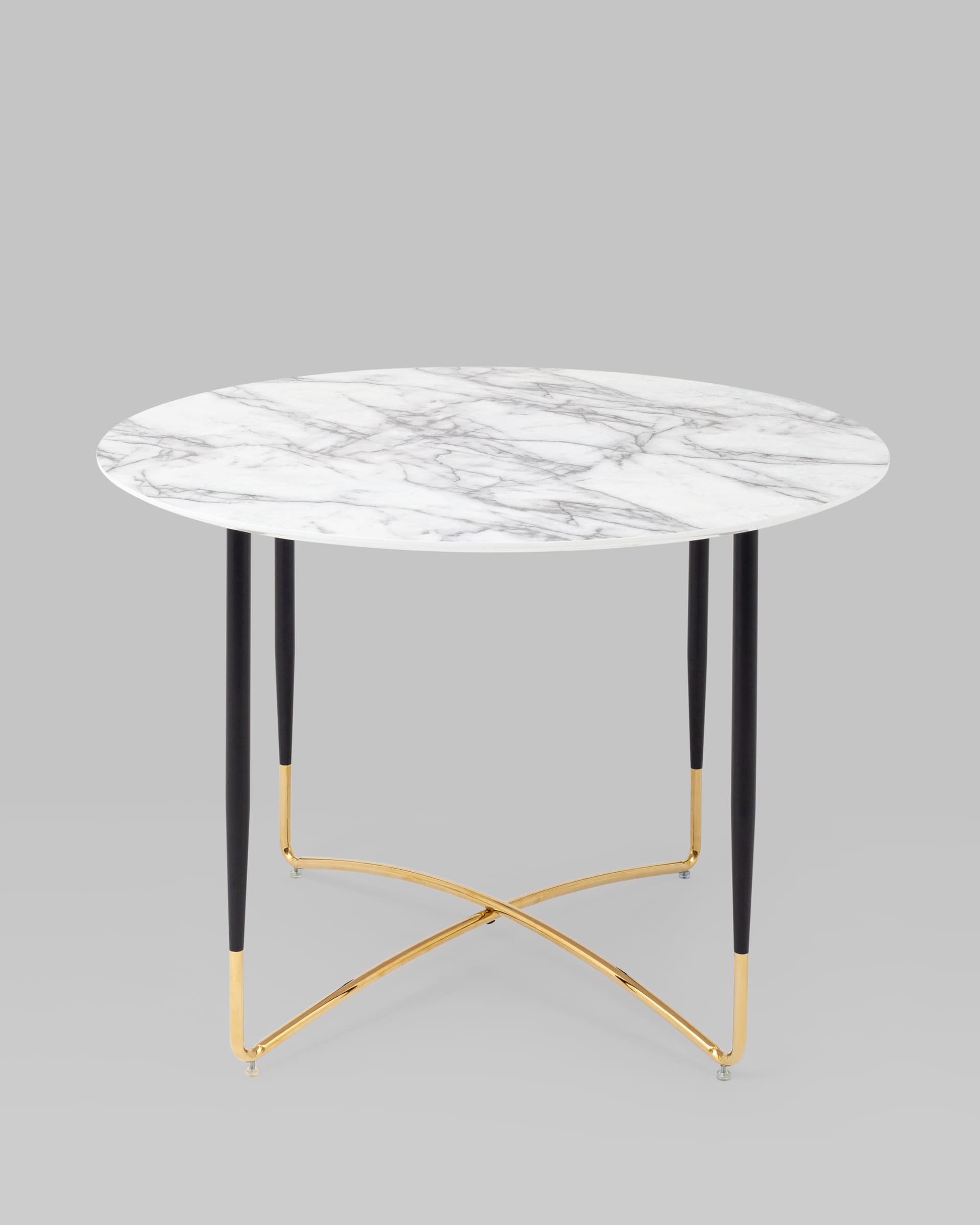 Стол обеденный Даймакс 110*110 белый мрамор — изображение 8