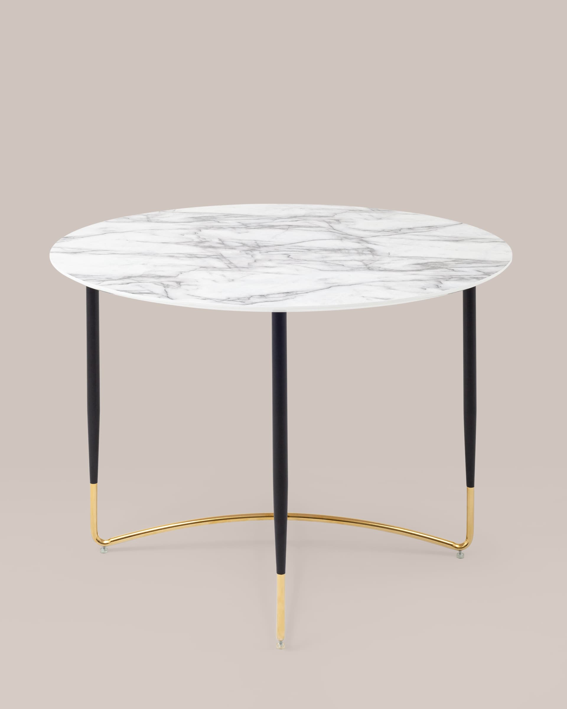 Стол обеденный Даймакс 110*110 белый мрамор — изображение 7