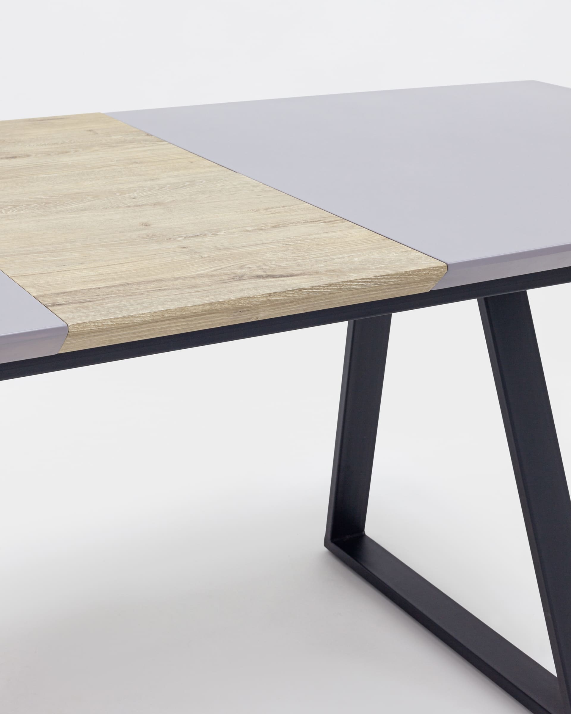 Стол обеденный Детройт раскладной 160-200*90 серый — изображение 9